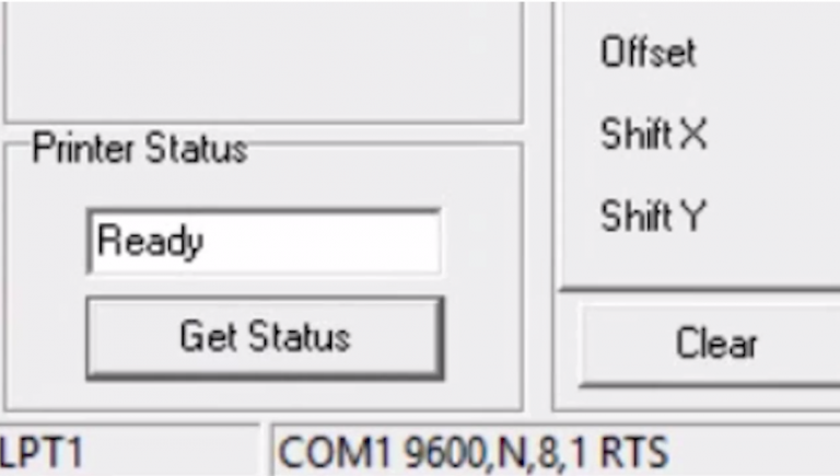 TSC DiagTool Printer Status image