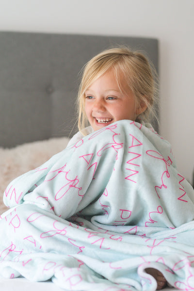 Personalized Name Blankets for Kids