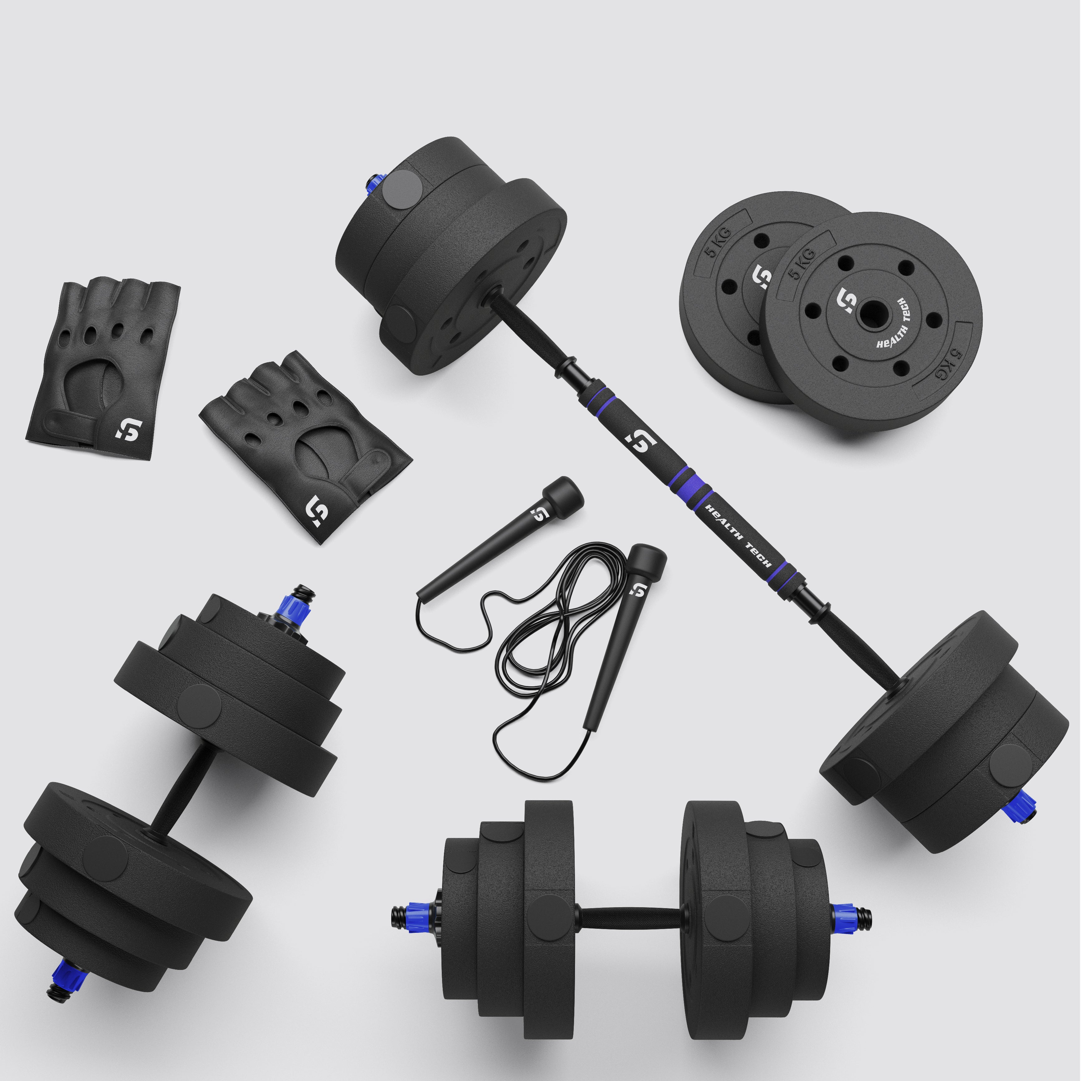 Home Fitness Kit Combo 25kgs-image-0