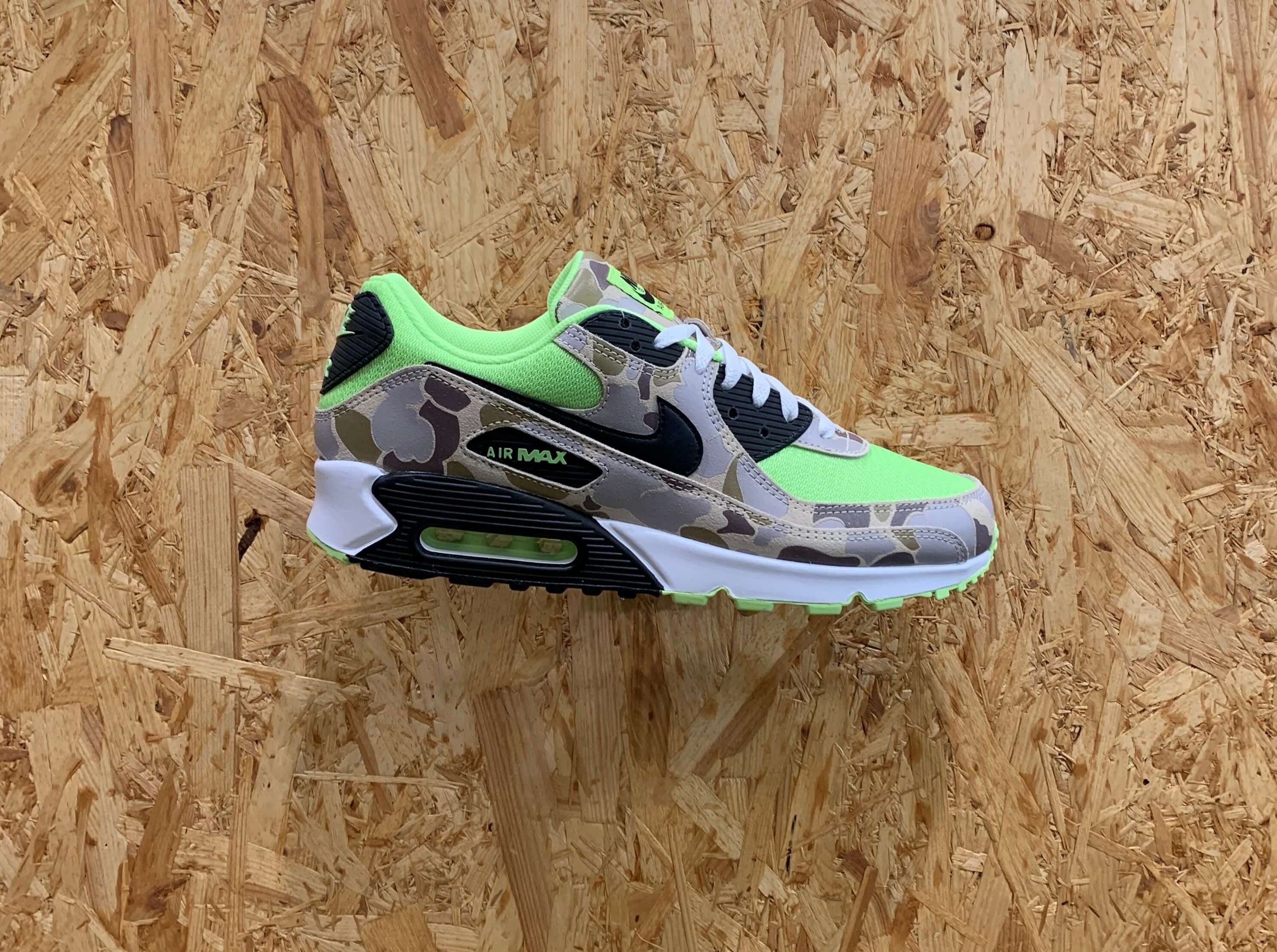 nike air max 90 green duck camo mens