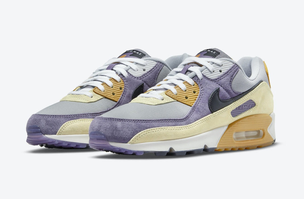 NIKE AIR MAX 90 QS (M) DC6083-500 /COURT PURPLE/BLK LEMON DROP – The Brighton