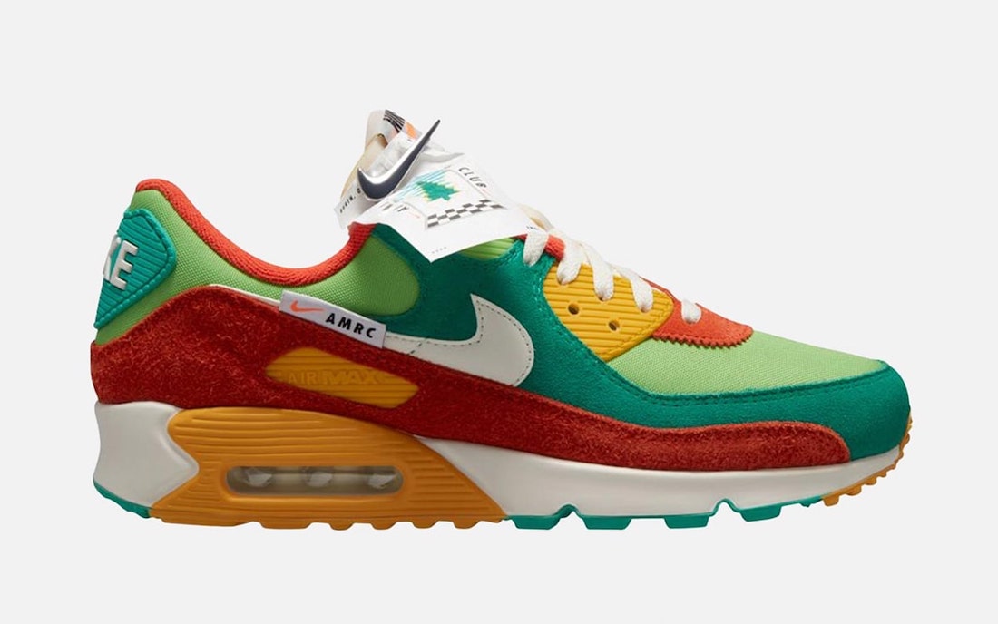 white green and orange air max