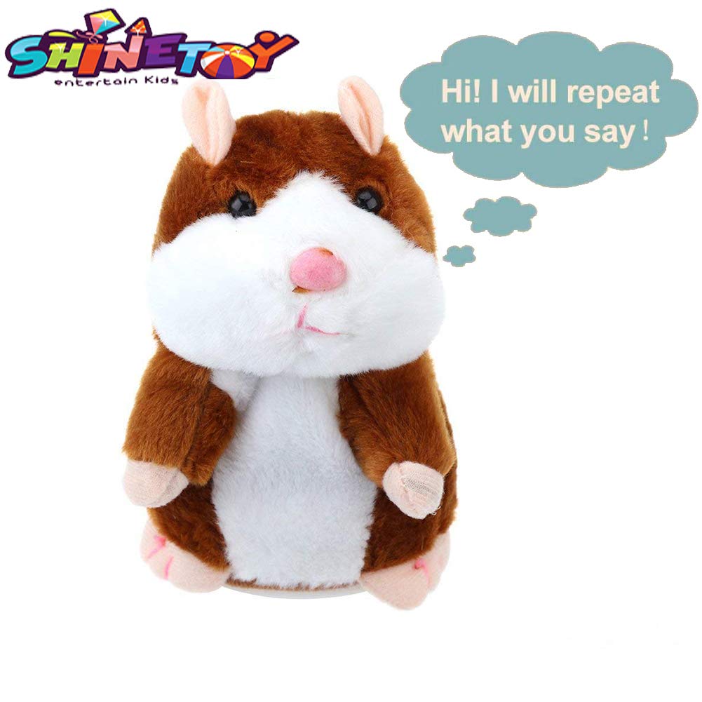 repeating talking plush hamster