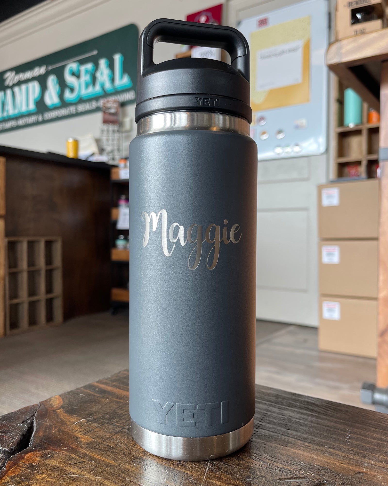 YETI Rambler 18 OZ Bottle (Custom Engraving Available!) – Atlanta Grill  Company