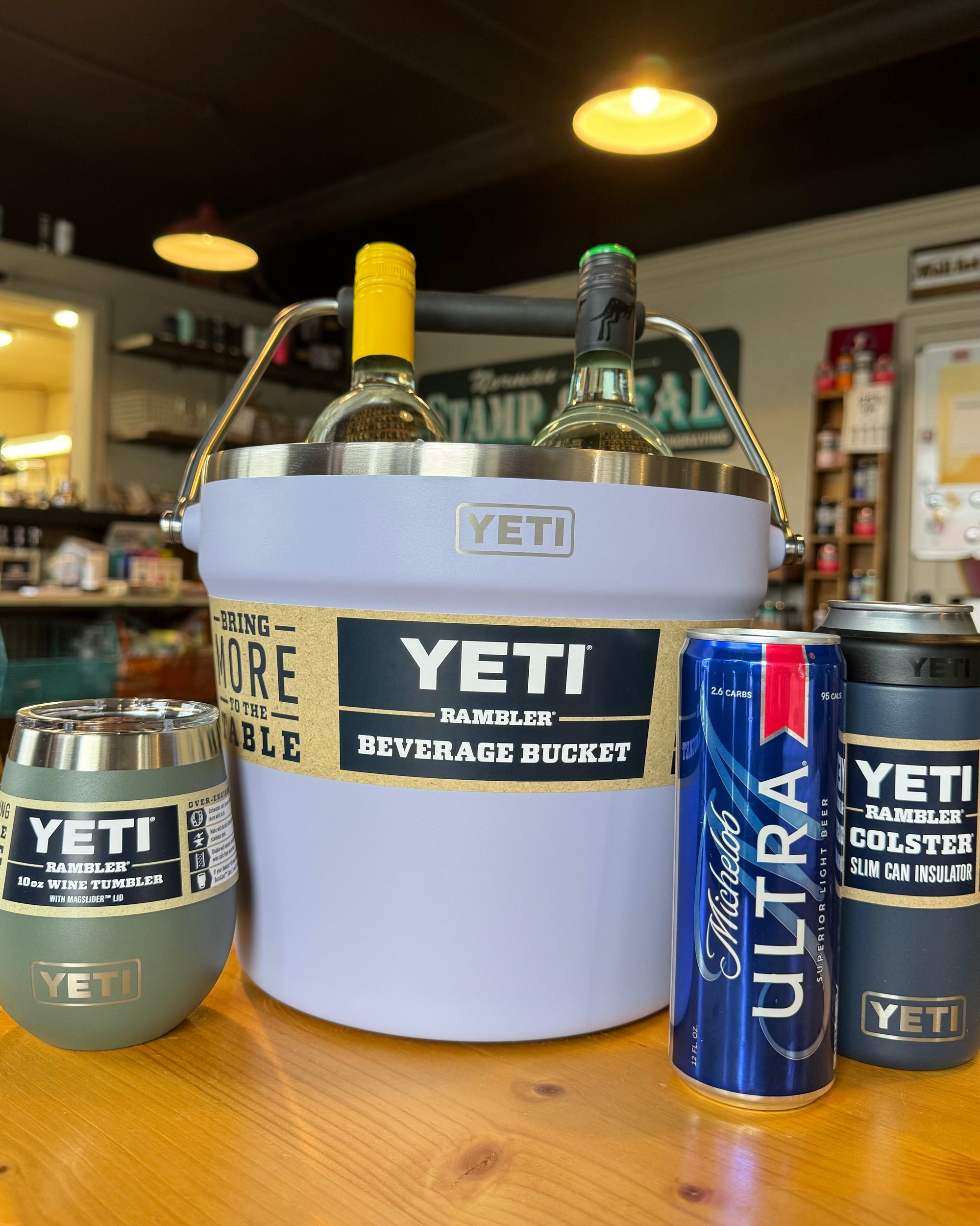 WORK 'n MORE - Yeti Rambler Beverage Bucket Rescue Red