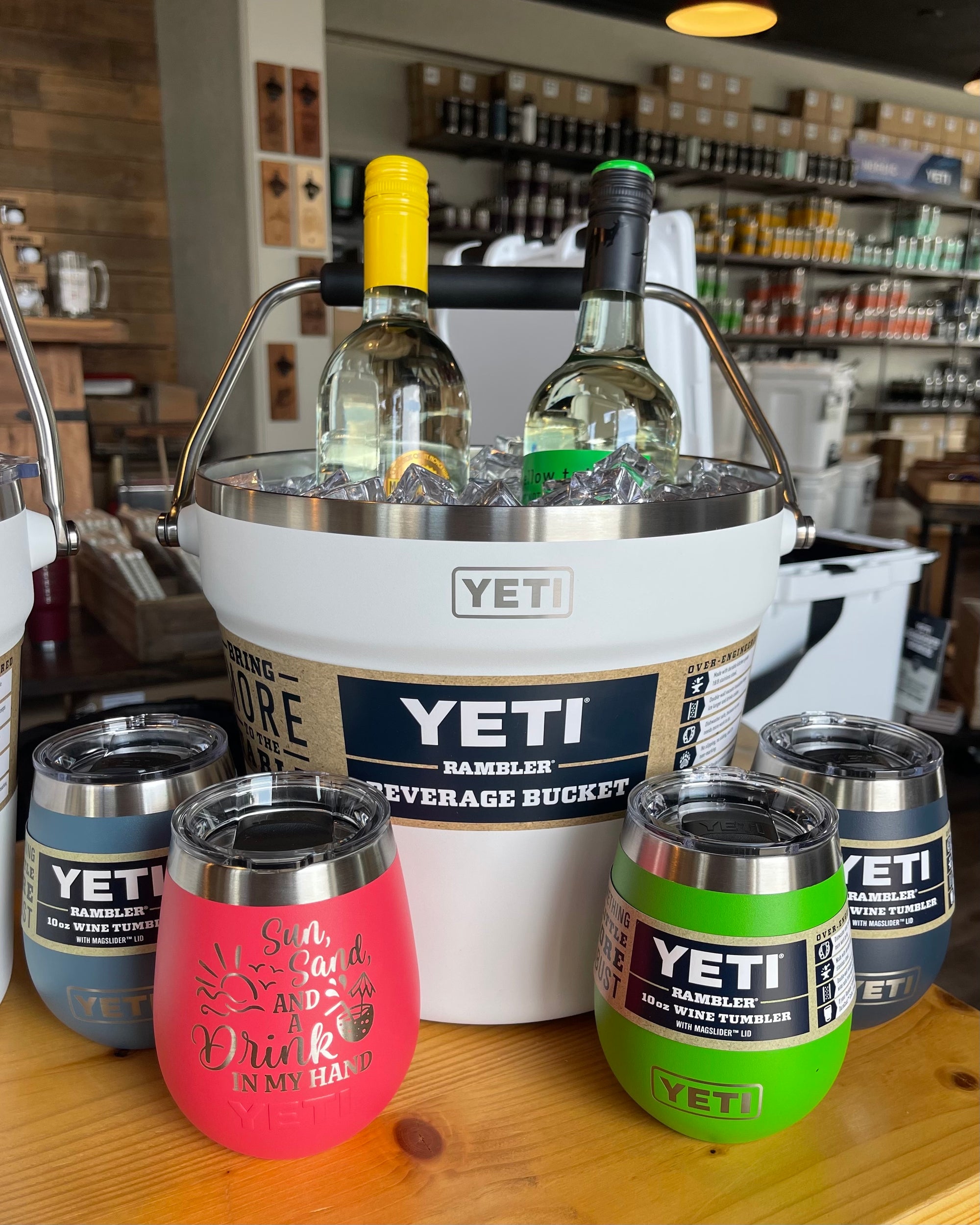 Yeti Rambler Travel Mug 30oz - Offshore Blue - Buster's Liquors & Wines
