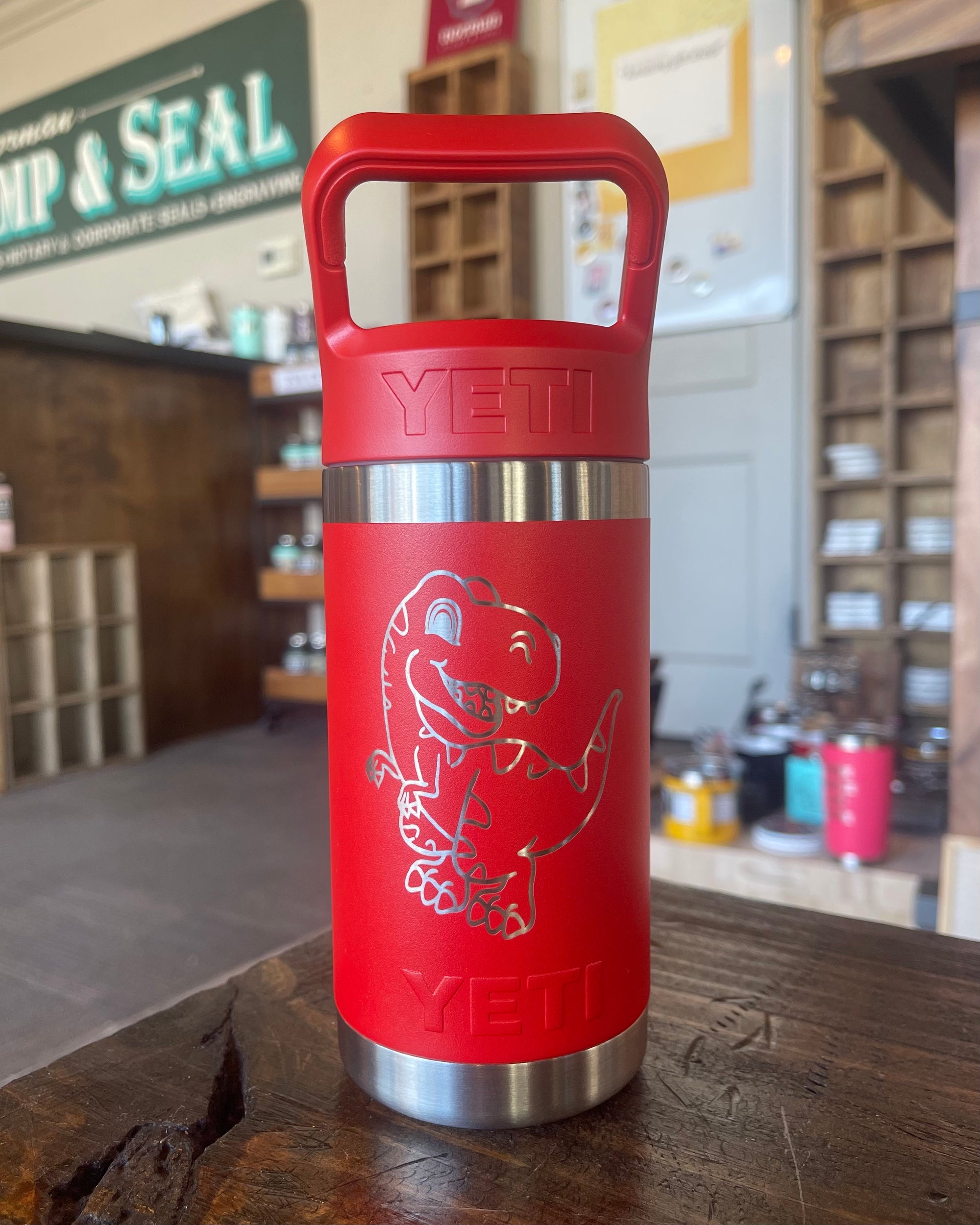 Laser Engraved Authentic YETI Rambler - Come On Barbie Lets Go