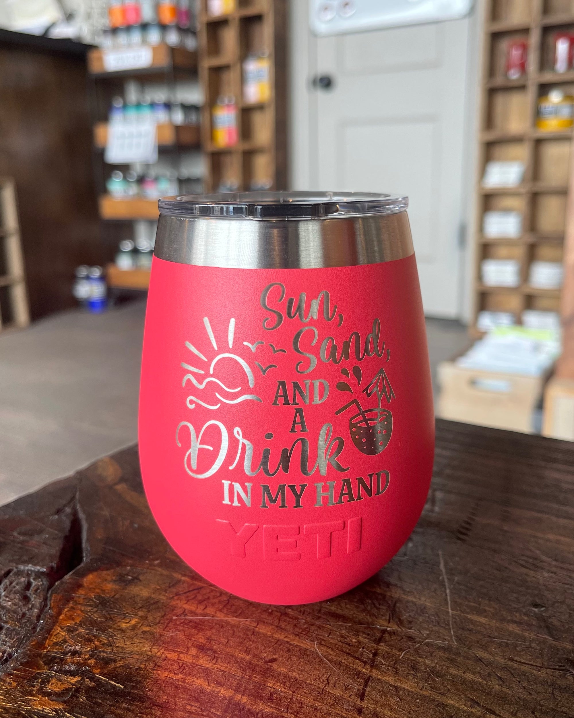 Personalized Wine Tumbler For Fun In The Sun! ☀️