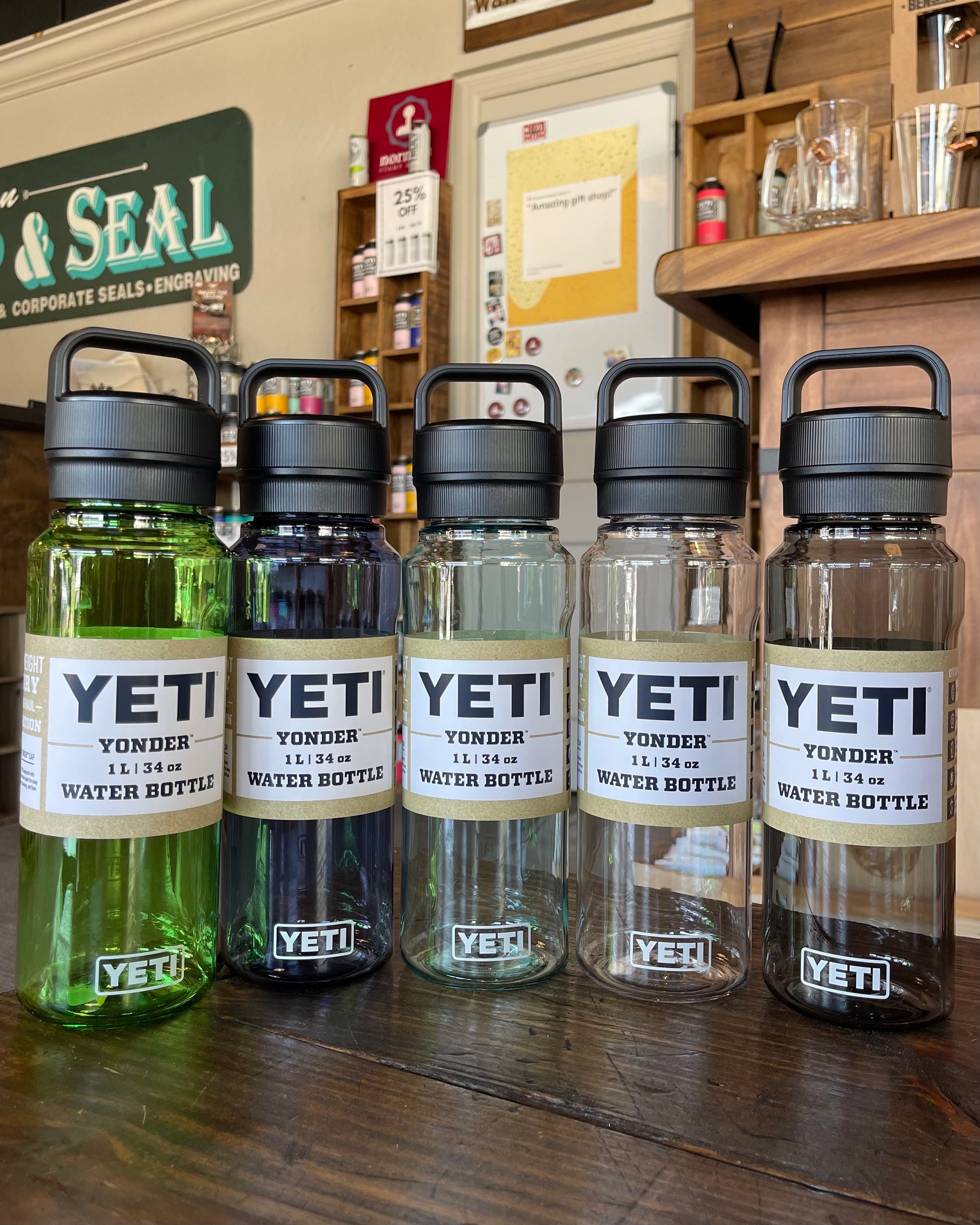 YETI Yonder Water Bottle Navy 34 oz….