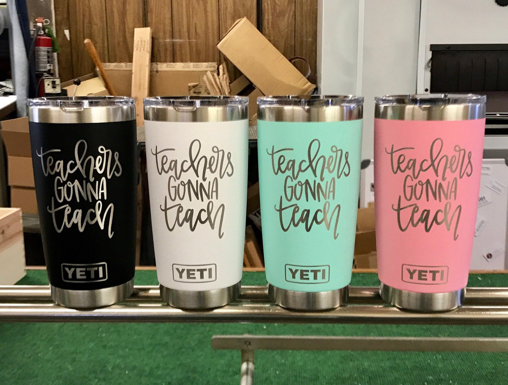  YETI - Personalized TEACHER Appreciation Gift, Laser Engraved  Tumblers and Bottles, Multiple Sizes and Colors Available : Handmade  Products