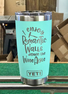 PERSONALIZED Authentic 10 oz Yeti Wine Tumbler - LASER ENGRAVED -  ImpressMeGifts