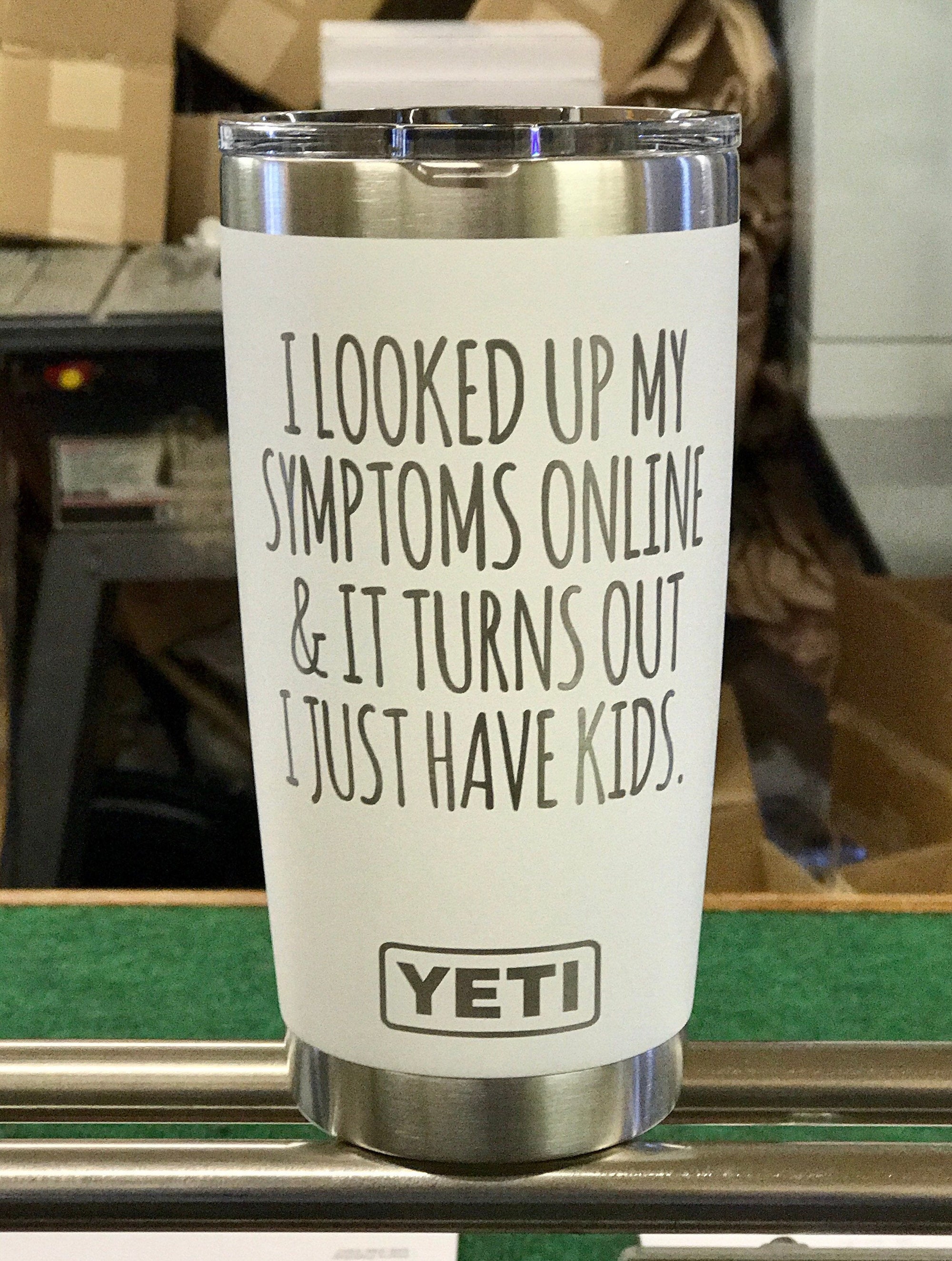 Laser Engraved Authentic YETI Rambler - MOTHER of the FREAKIN YEAR