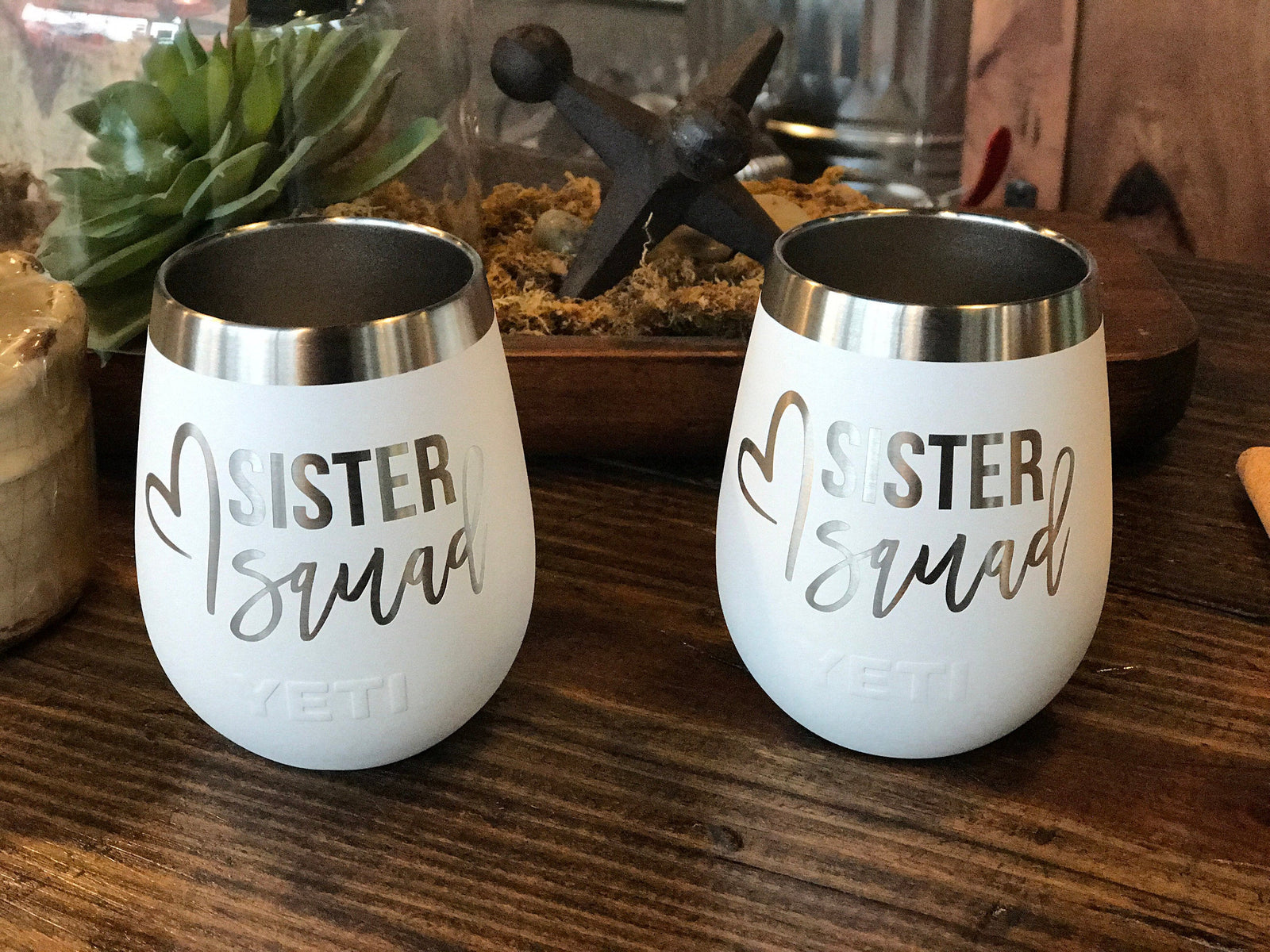 Personalized Engraved YETI® W/ Lid Wine Tumbler Bridesmaid 