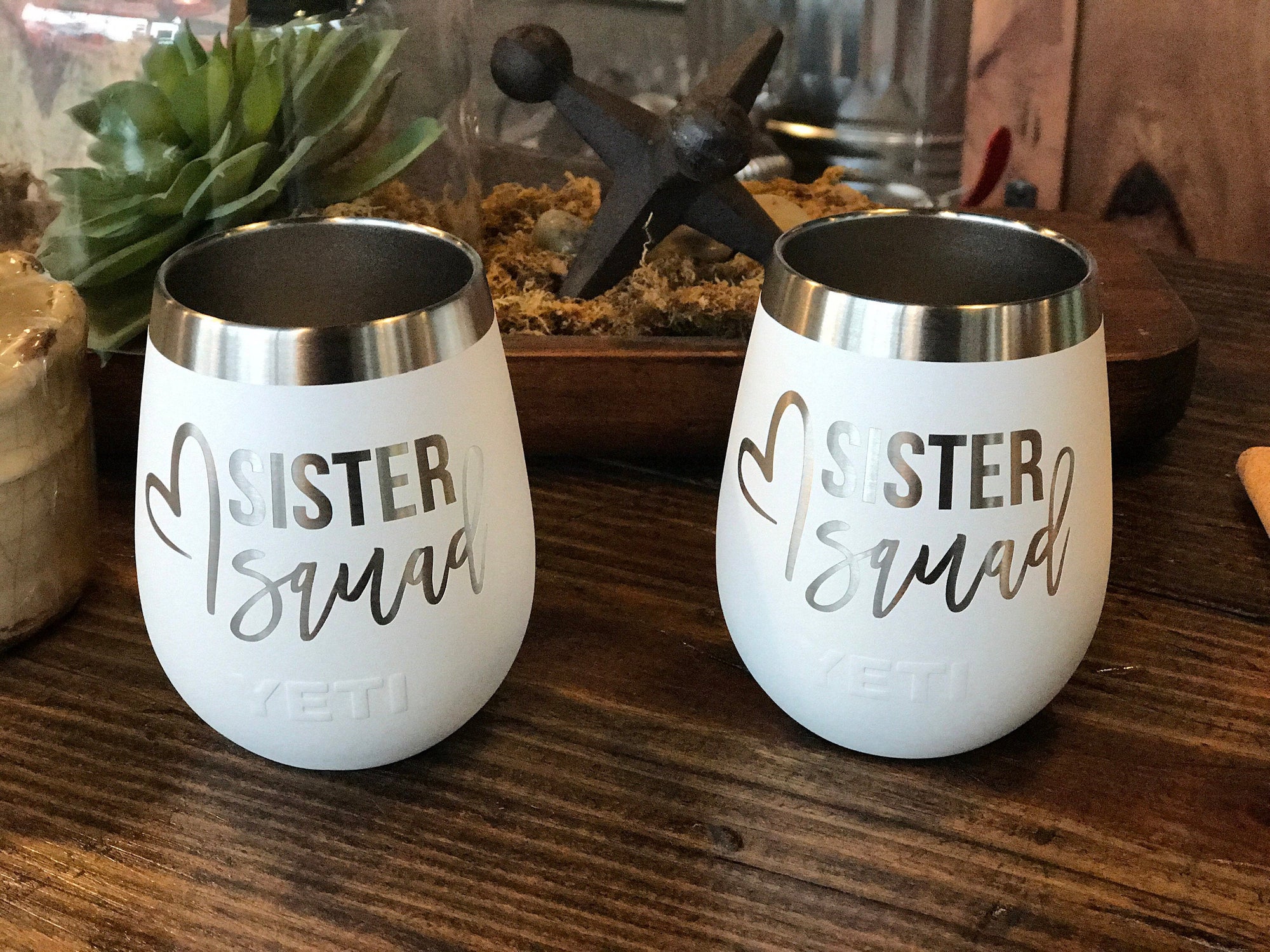 Laser Engraved Yeti Wine Tumbler - Sun, Sand, & a Drink In My Hand