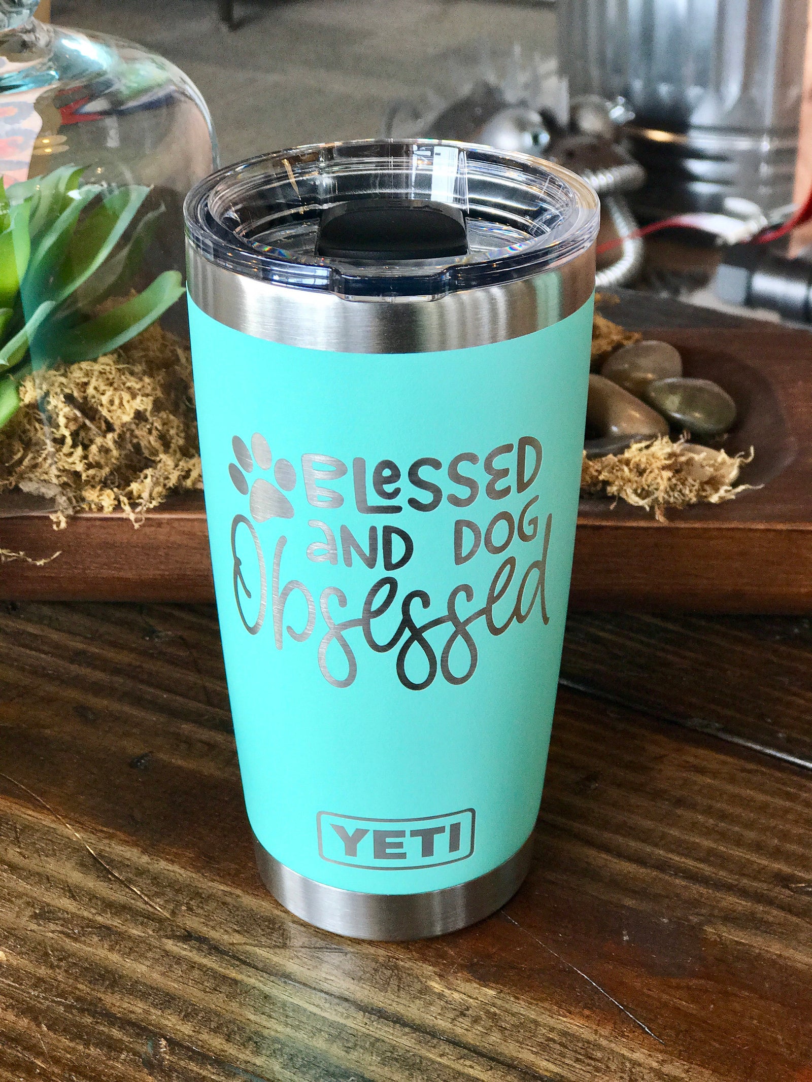 Laser Engraved Authentic YETI Rambler - DRINKS WELL with OTHERS -  ImpressMeGifts