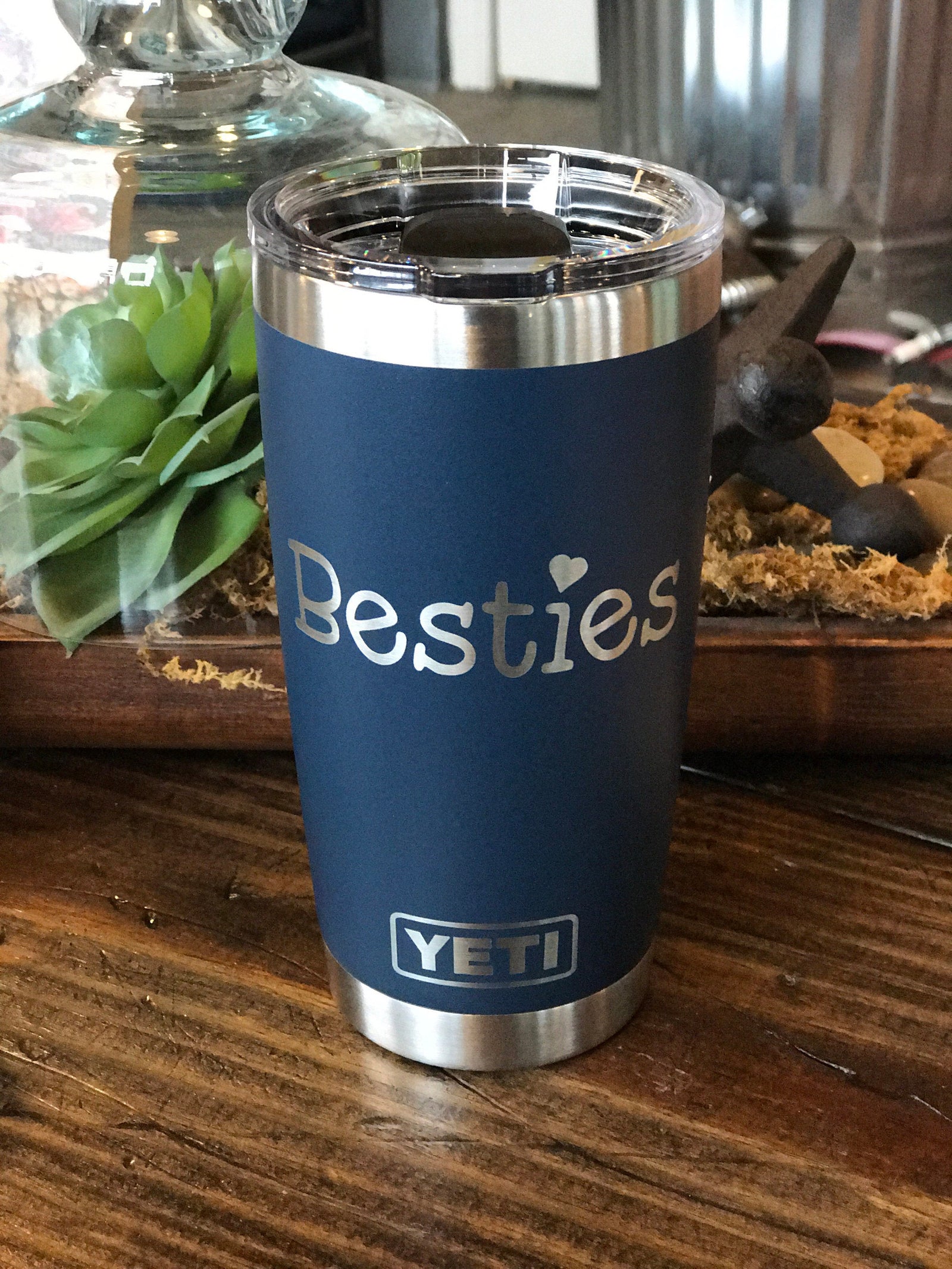 Laser Engraved Authentic YETI Rambler - ROOTED IN CHRIST - ImpressMeGifts