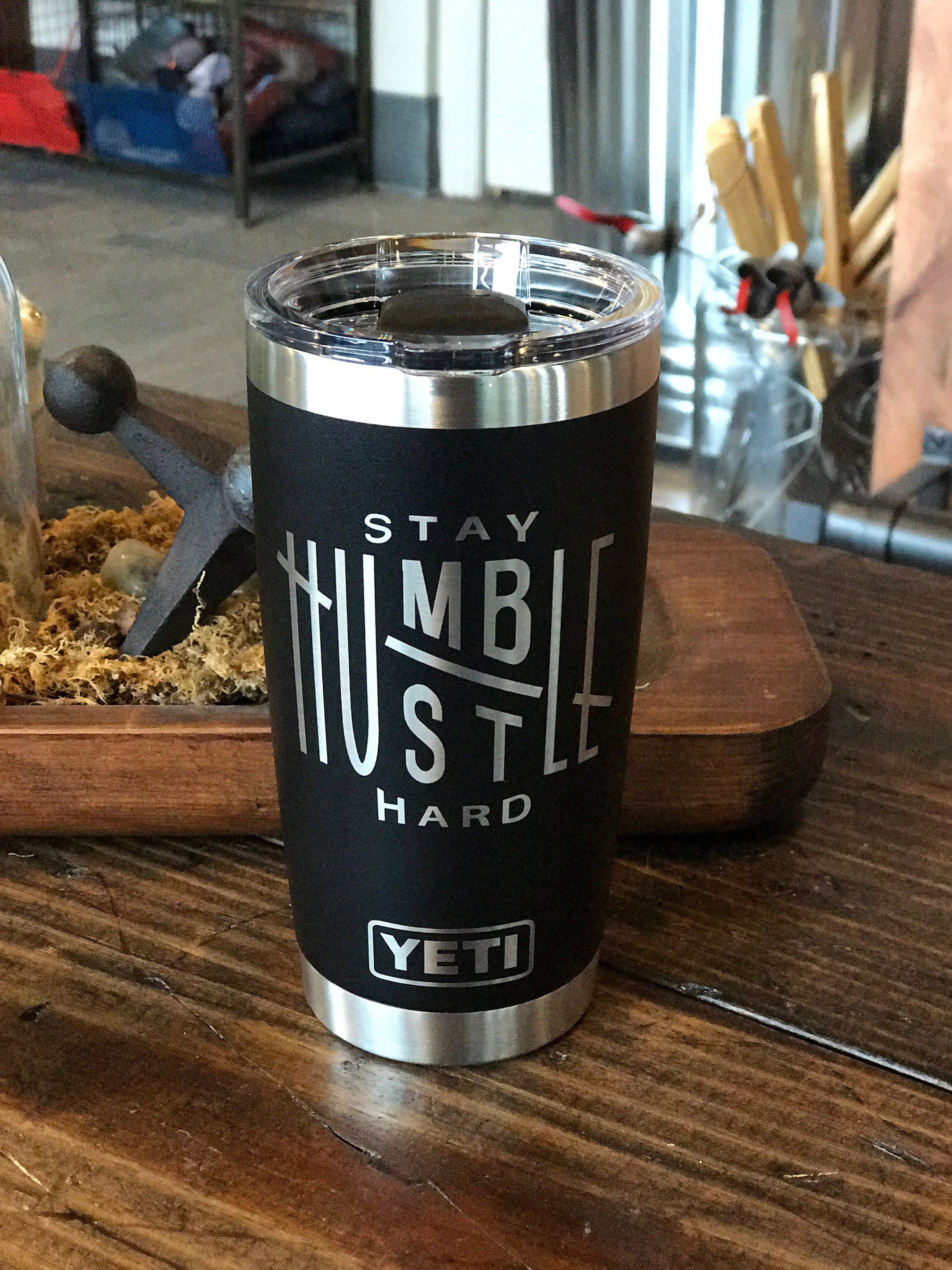 Laser Engraved Authentic YETI Rambler - BELIEVE - ImpressMeGifts