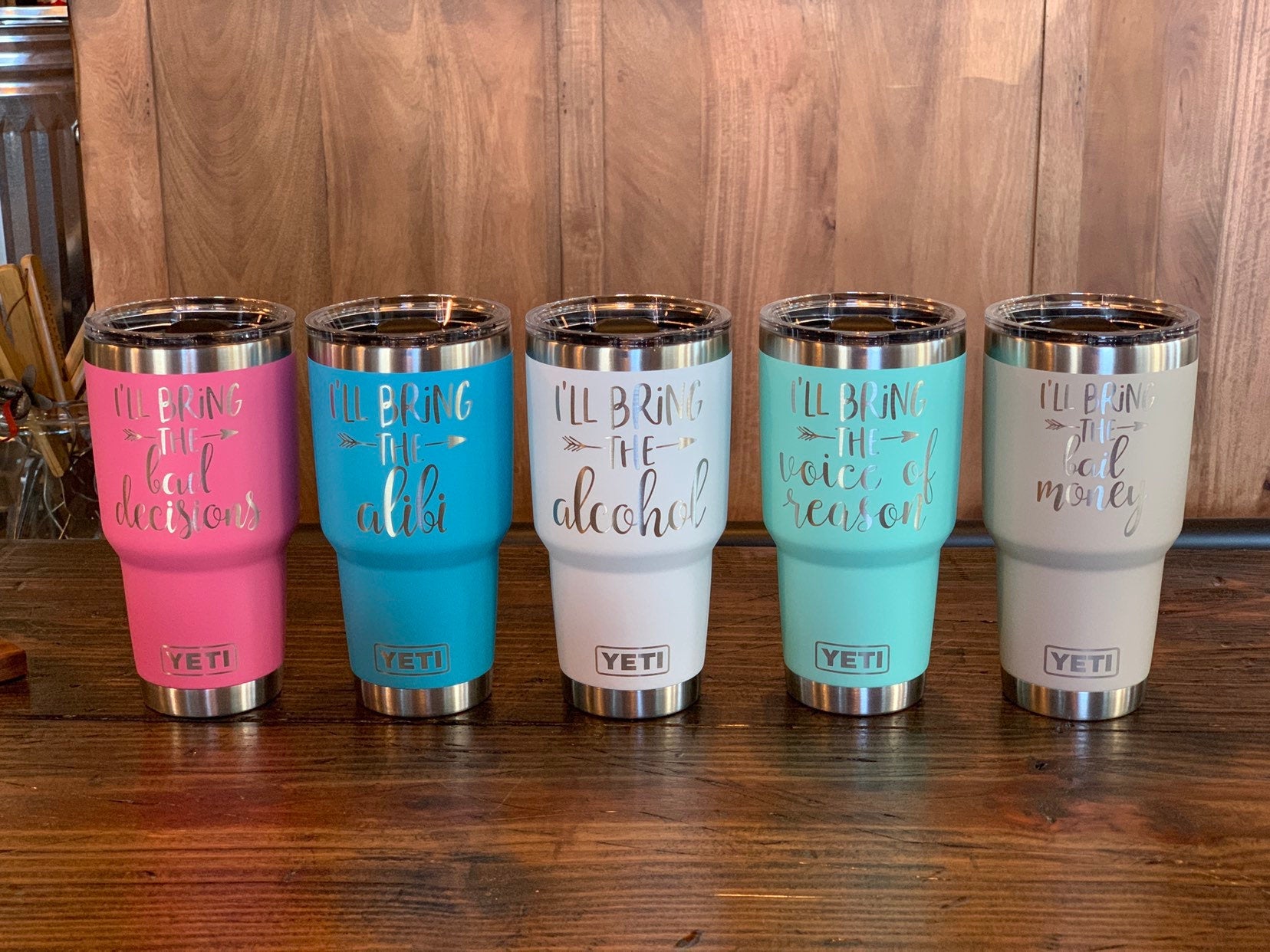 Custom Etched CatZilla Yeti Cups - Love City Excursions