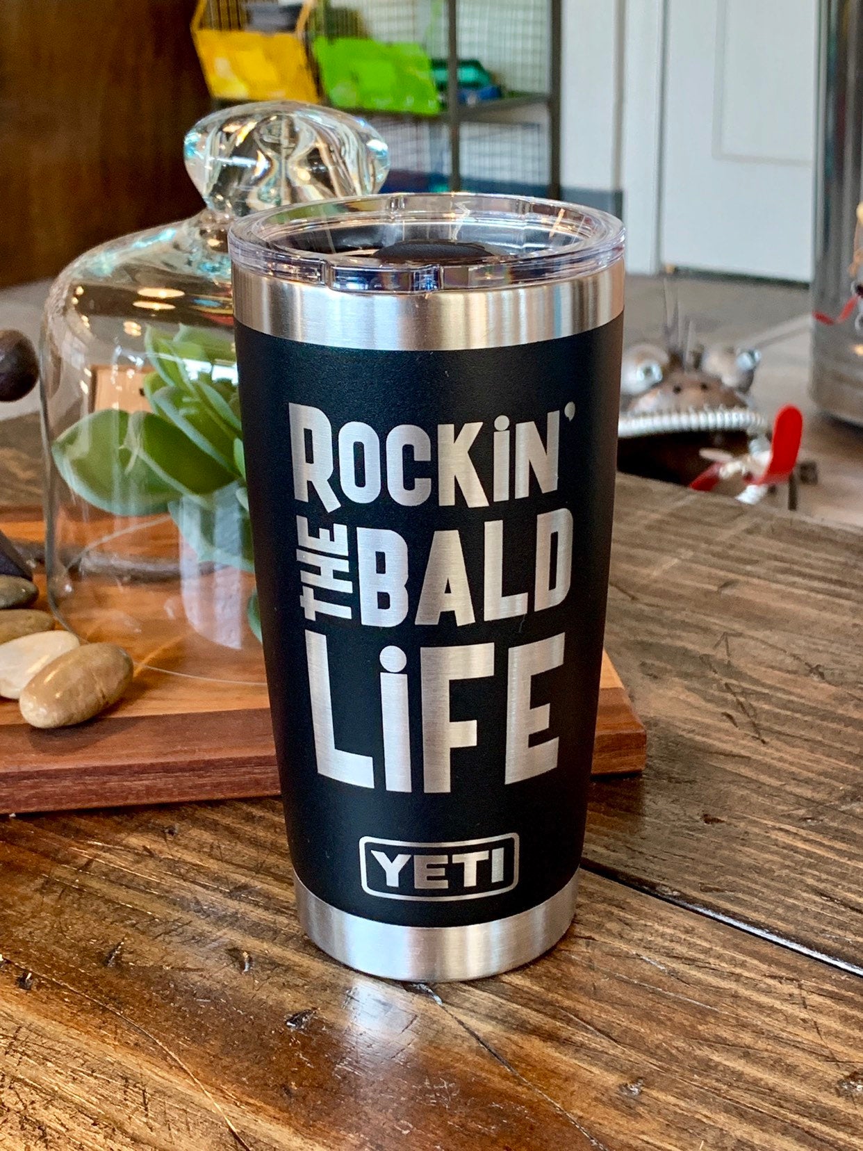 Custom Yeti 30 oz Rambler Tumbler Laser Engraved Husband Dad Boss - Small  Batch Louisiana