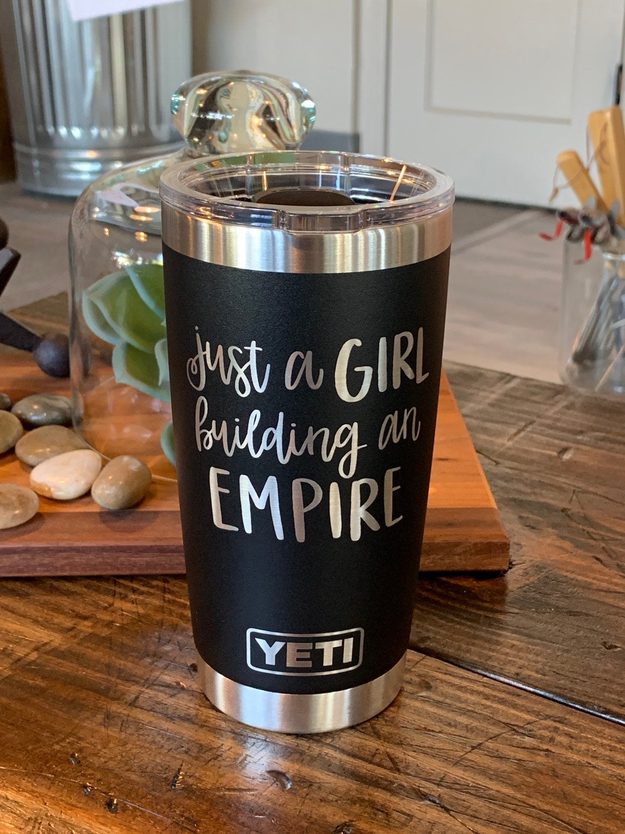 PERSONALIZED Authentic 35 oz YETI Straw Mug - LASER ENGRAVED -  ImpressMeGifts