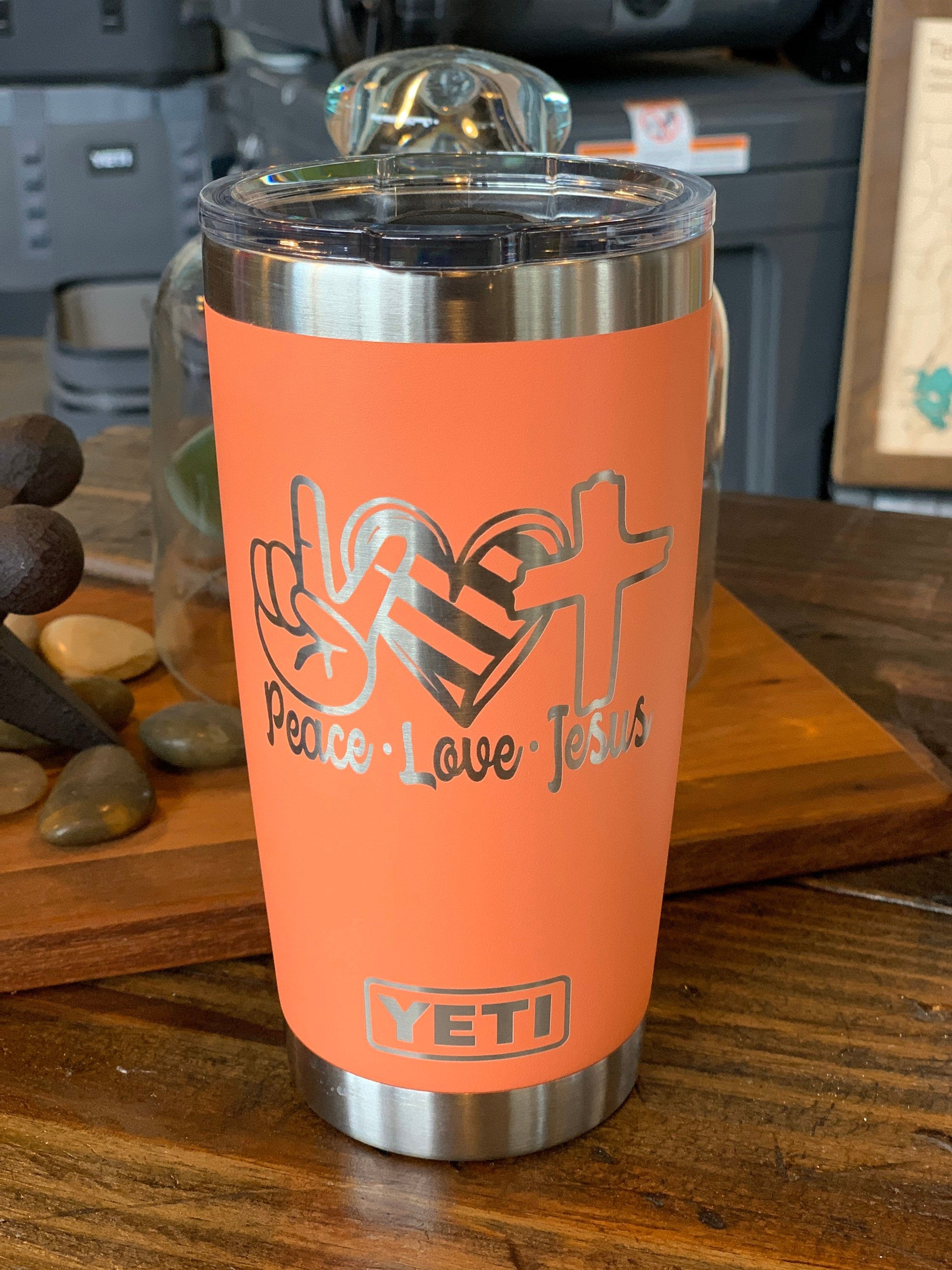 Laser Engraved Authentic YETI Rambler - Come On Barbie Lets Go