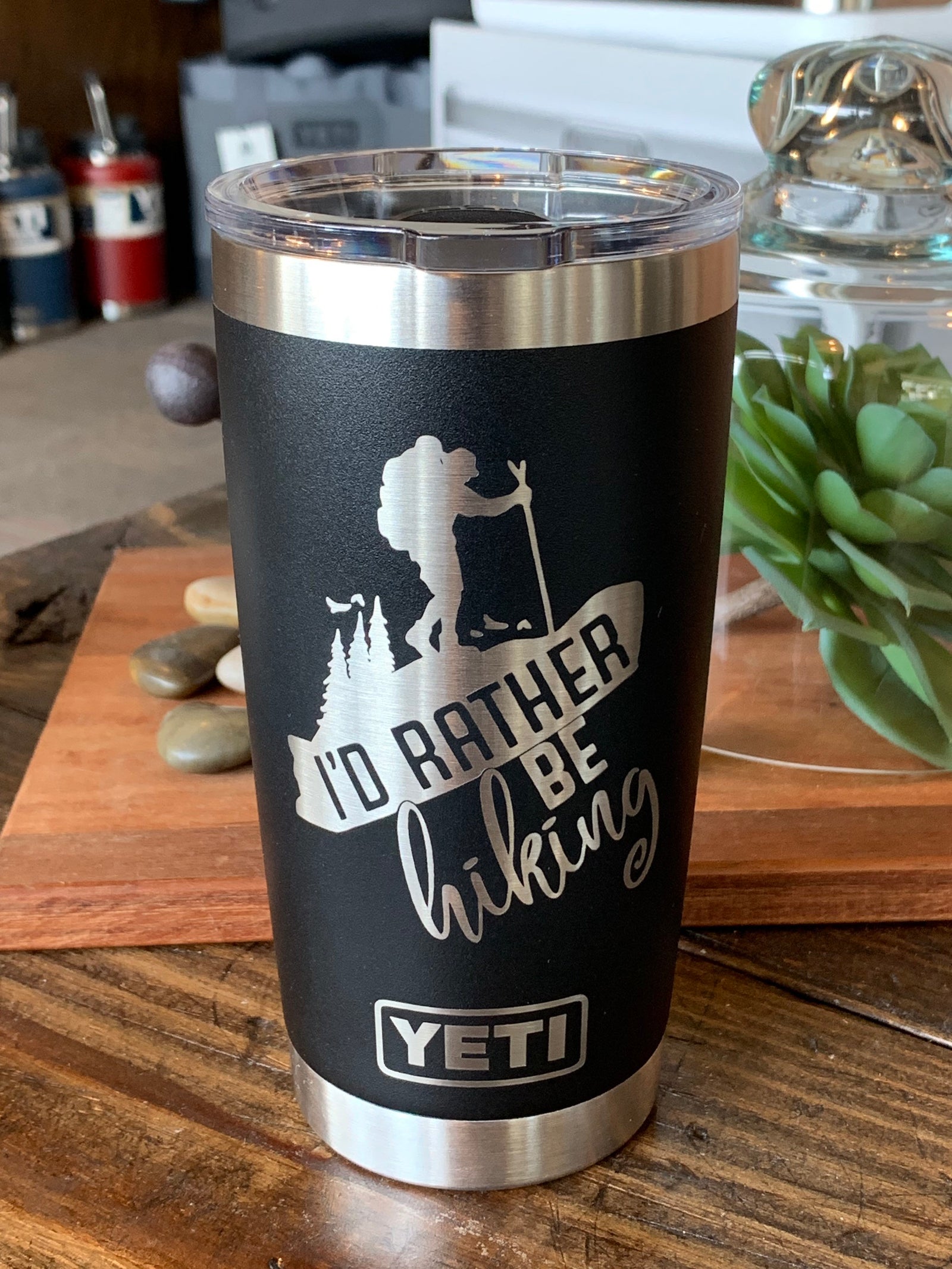 Personalized Yeti Rambler 35oz Canopy Green Custom Engraved Salt