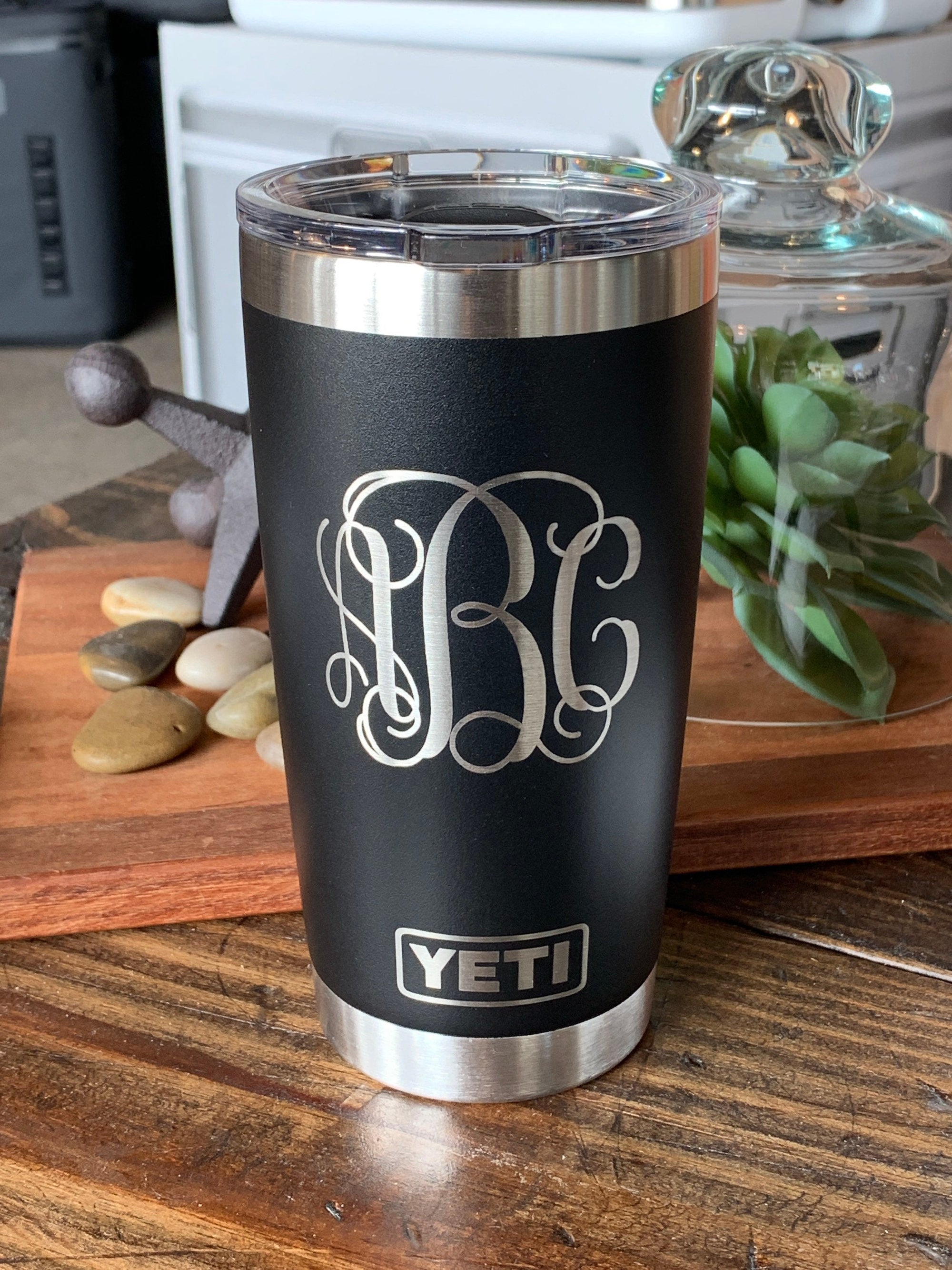 Laser Engraved Authentic YETI Rambler - SUN SALT SAND - ImpressMeGifts