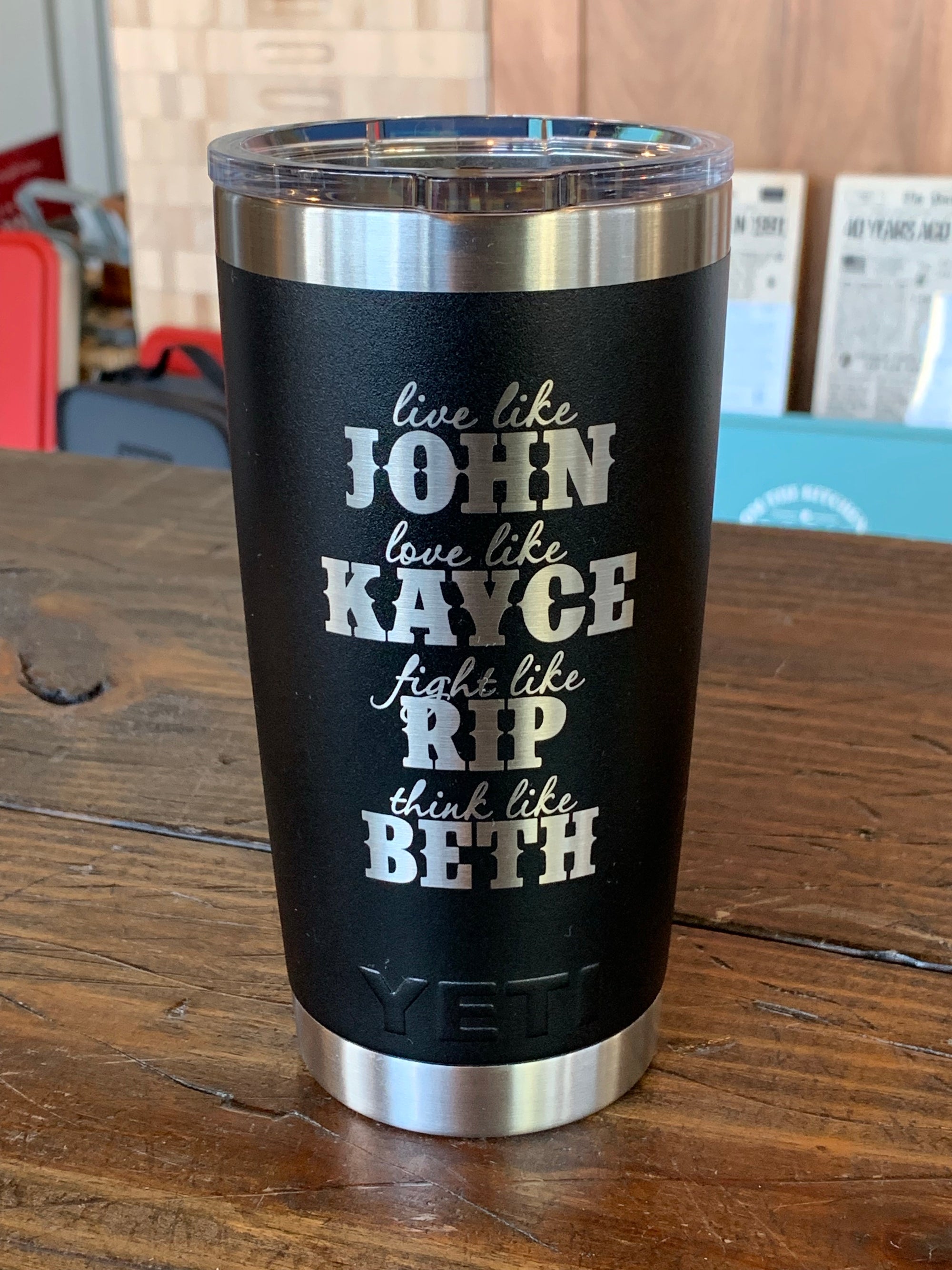 PERSONALIZED Authentic Yeti 26 oz Bottle - LASER ENGRAVED - ImpressMeGifts