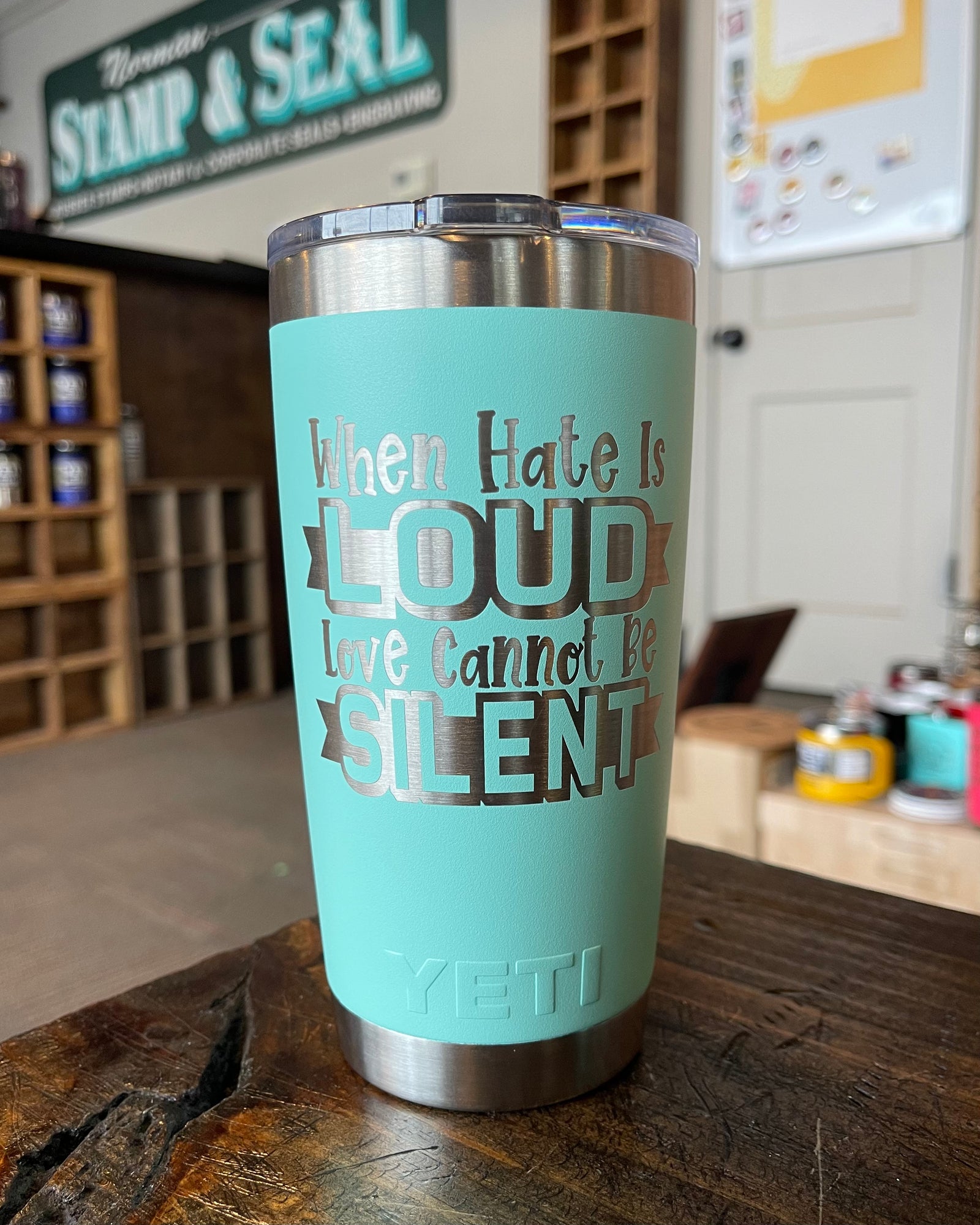 Laser Engraved Authentic YETI Rambler - LIFE is BETTER at the BEACH -  ImpressMeGifts