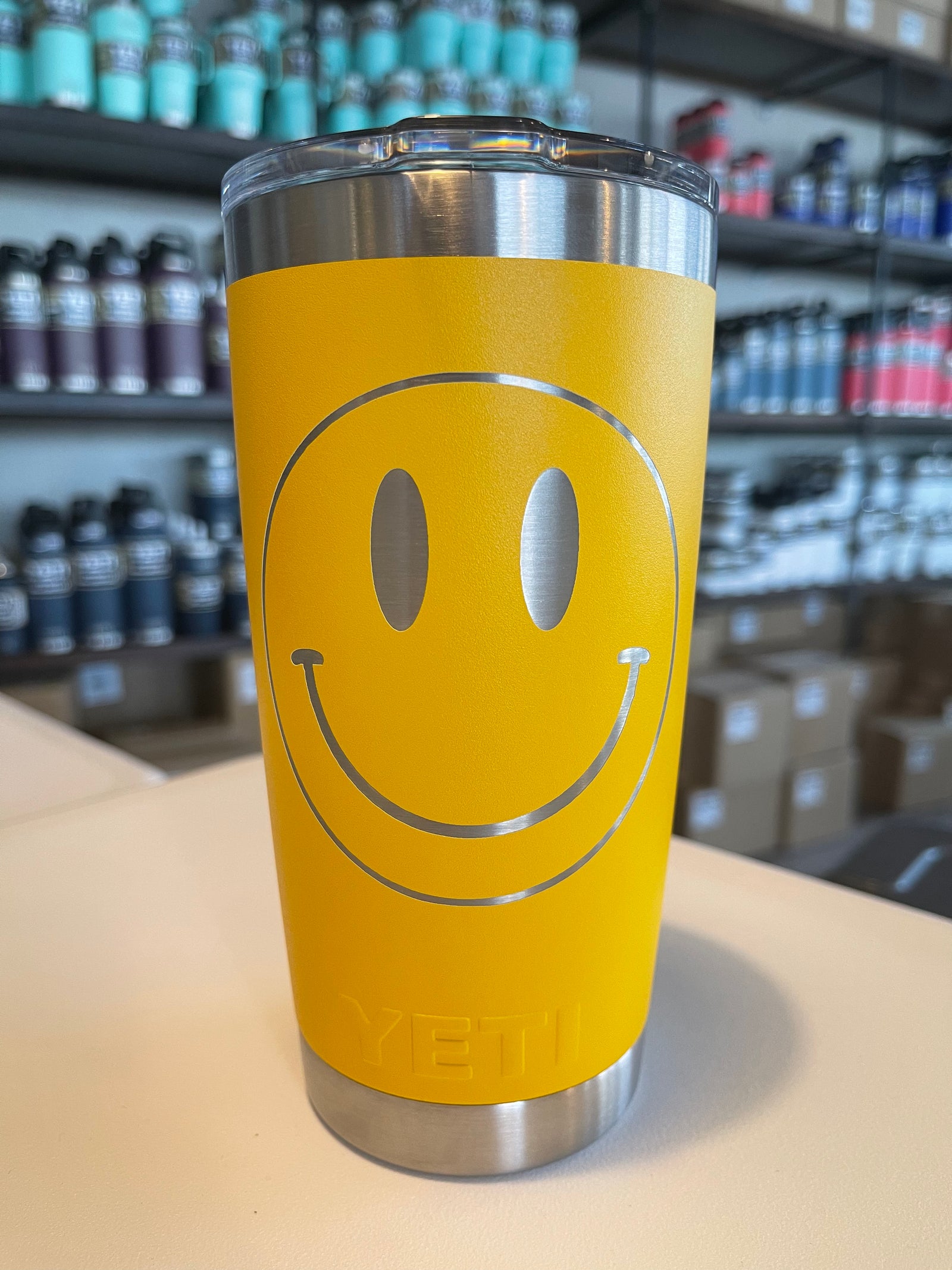 Laser Engraved Authentic YETI Rambler - SUN SALT SAND - ImpressMeGifts