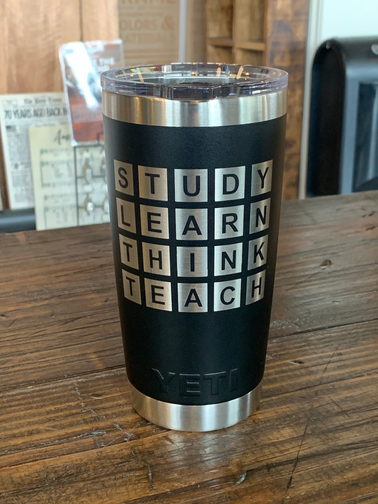 Wooldridge engraved 20oz Yeti tumbler – Wooldridge