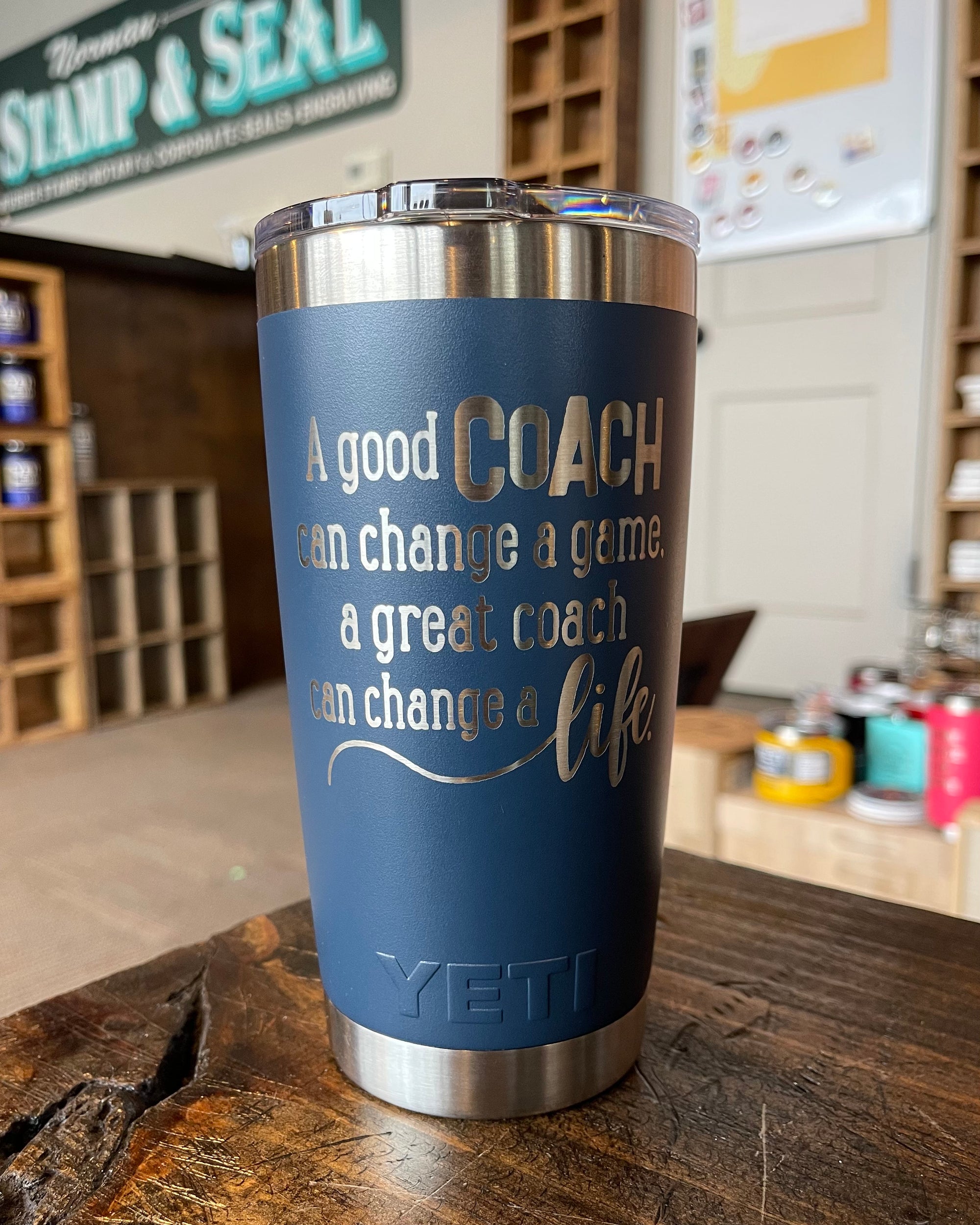 PERSONALIZED Authentic 25oz/35oz YETI Straw Mug - Box Design -  ImpressMeGifts