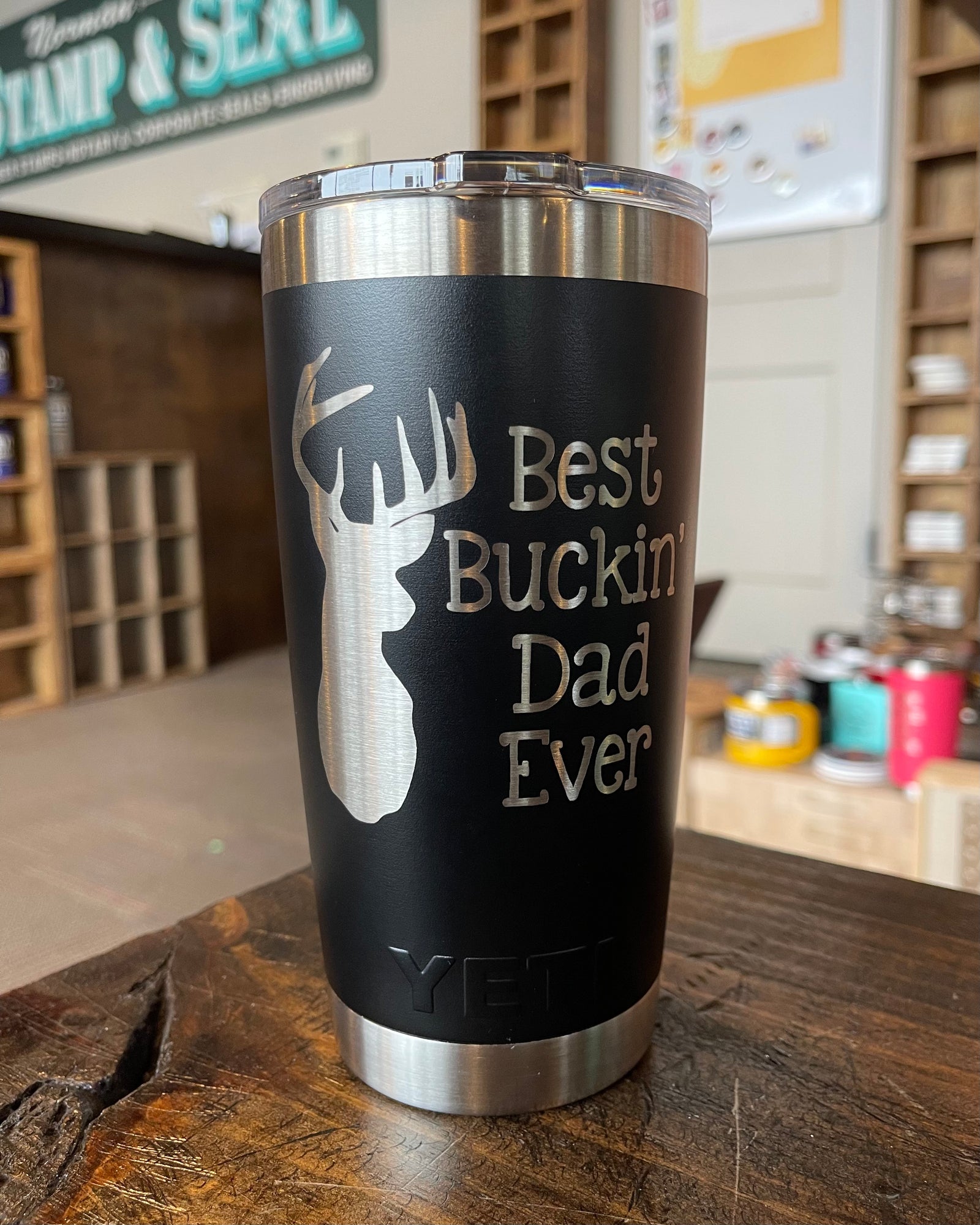 Amazing Step Dad Engraved YETI Tumbler