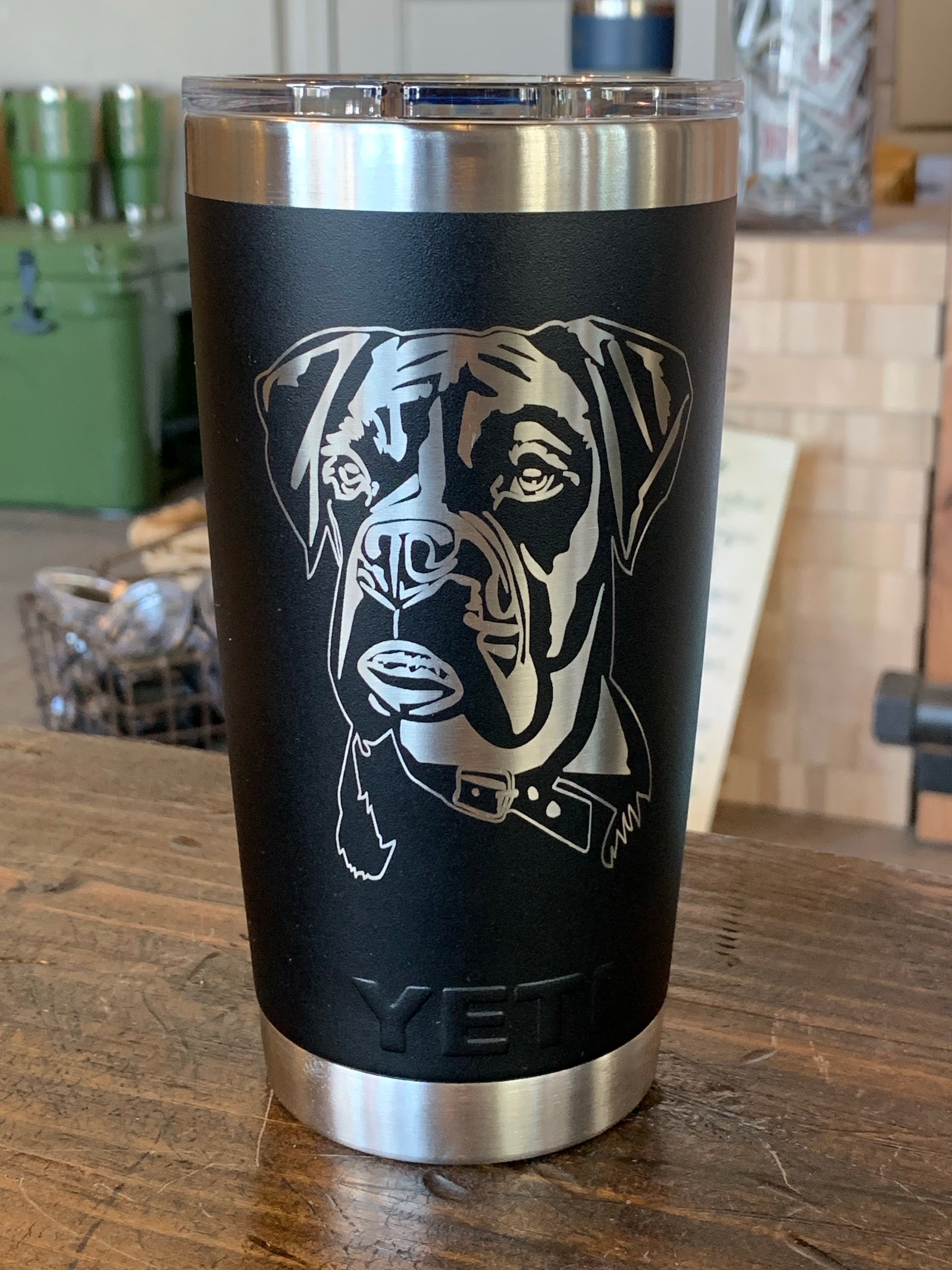 Louisville Cardinals YETI Laser Engraved Tumblers, Can Colsters