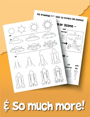 The Drawing Book For Kids 365 Daily Things To Draw Step By Step Pdf Printables From Woo Jr Kids Activities