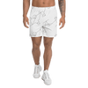 Geometry / White Men's Athletic Long Shorts - SOUDESUNE
