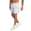 Geometry / White Men's Athletic Long Shorts - SOUDESUNE