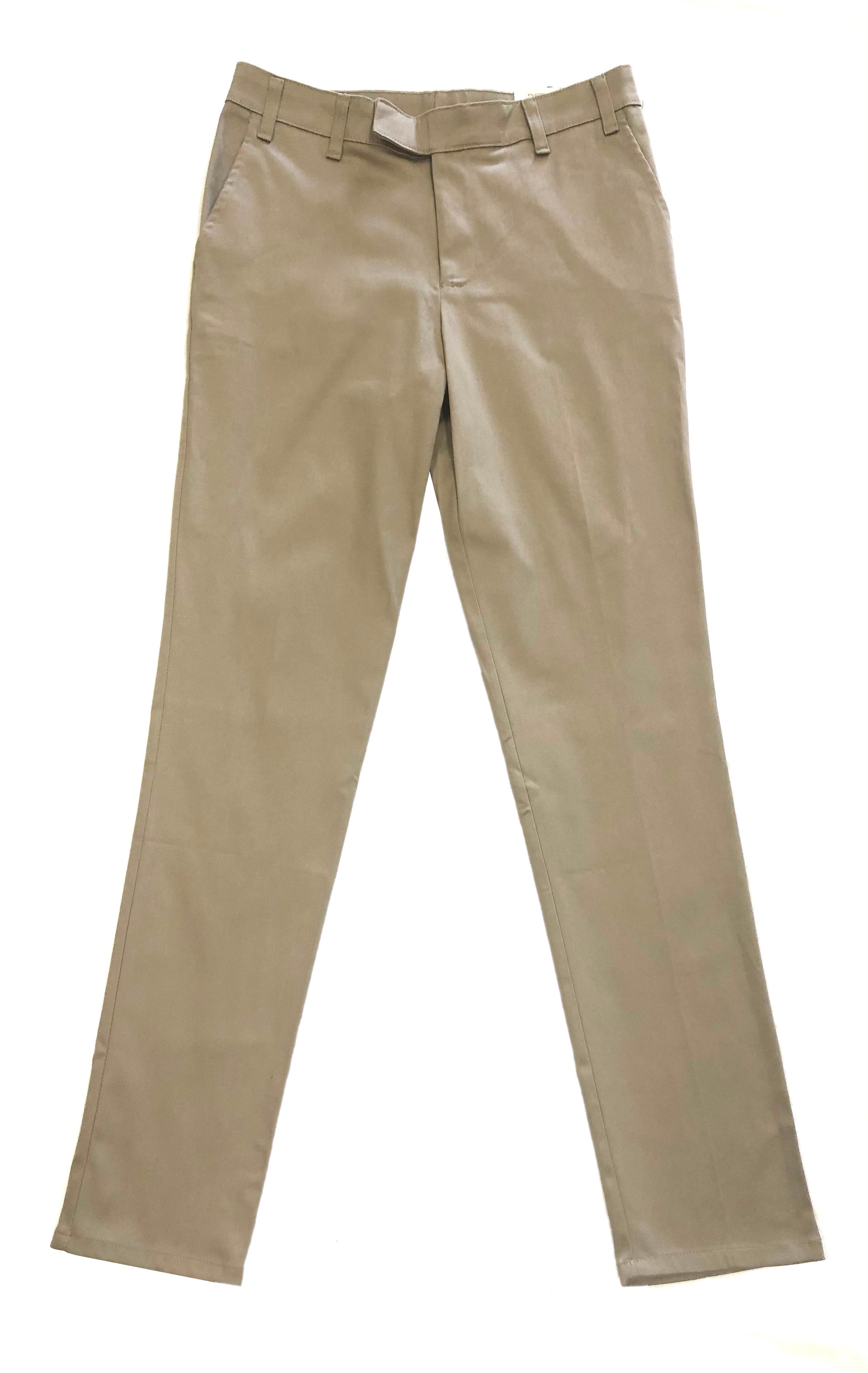 K12 Gear Boy's Flat Front Pant - Khaki – A+ School Uniforms