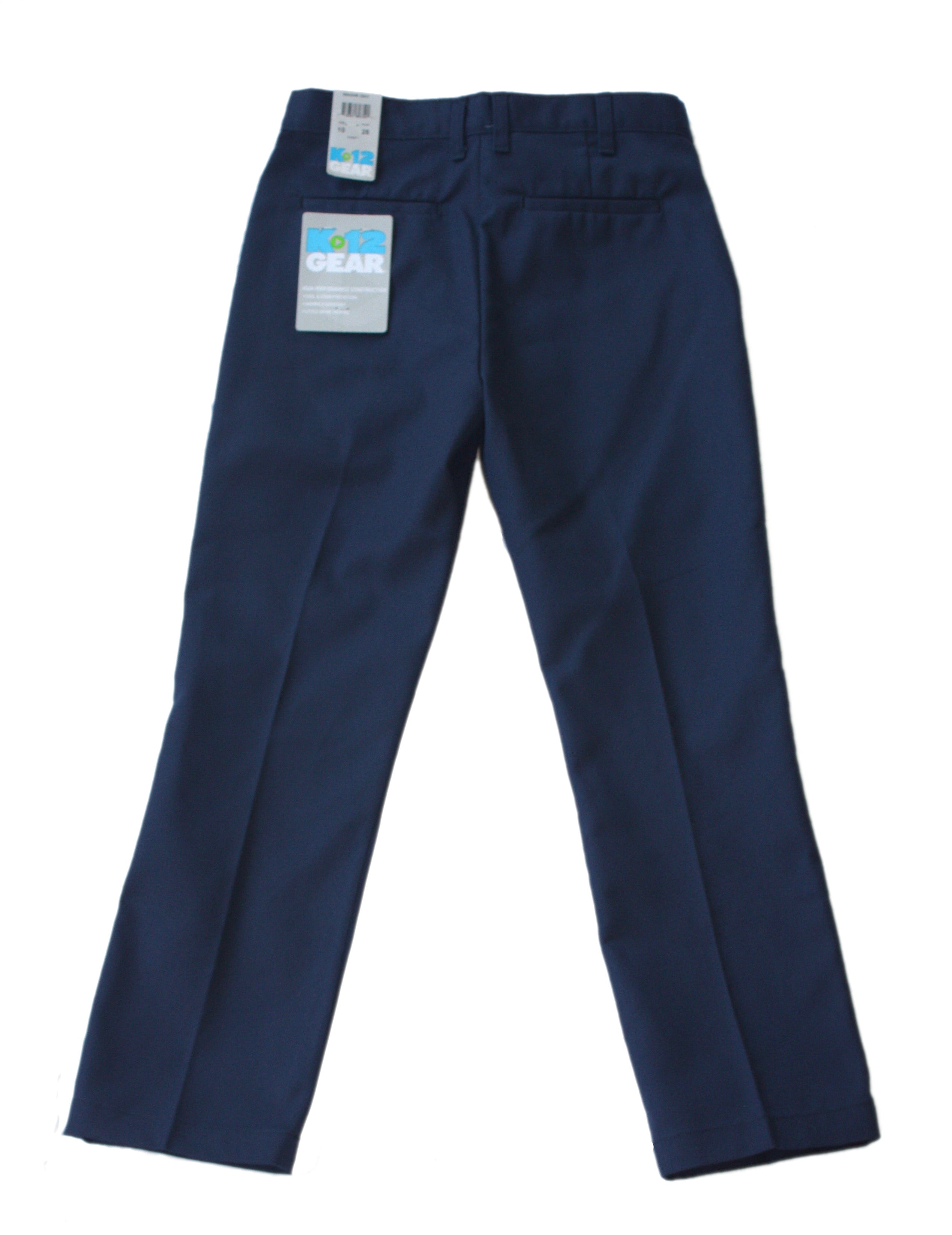 Boys Belted Woven Chino Pants with Stain and Wrinkle Resistance 2-Pack -  Uniform | Gymboree - NAVY SLATE