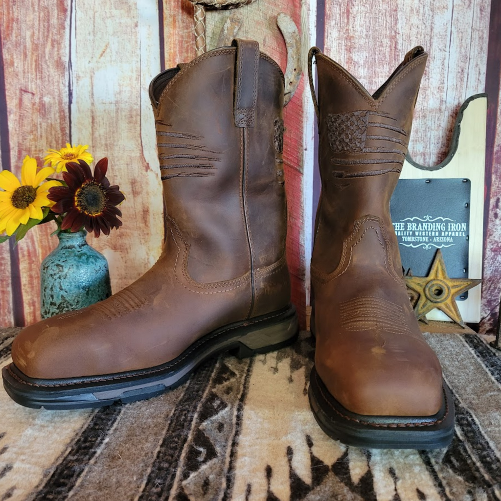 Men's Leather Cowboy Boots the Sport Patriot II by Ariat 10031444 – The  Branding Iron-Tombstone, AZ