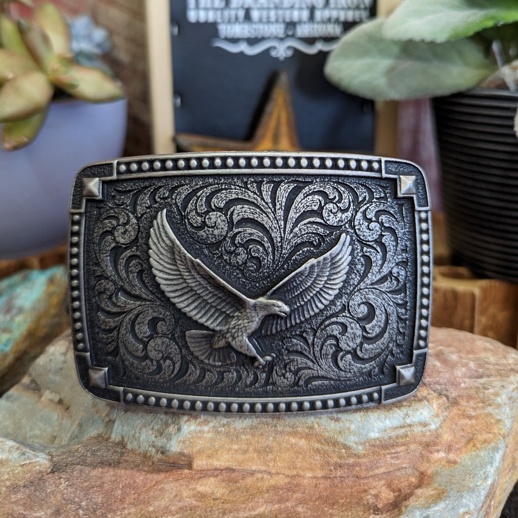 Montana Silversmiths Classic Eagle Belt Buckle 