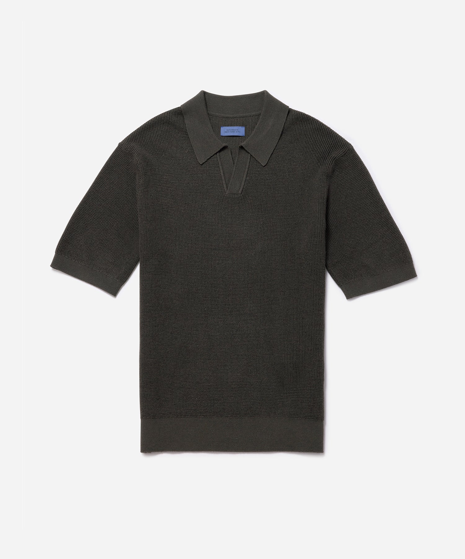 Alex Merino Wool Open Placket Polo - Saturdays NYC product image