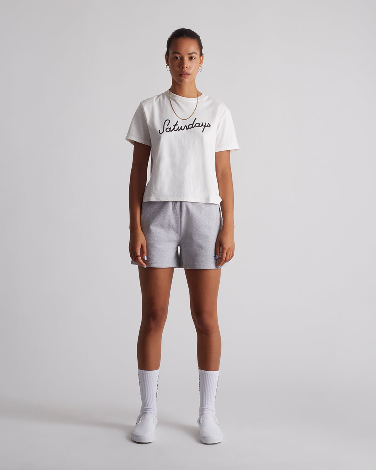 Script Standard Short Sleeve Tee | Saturdays NYC