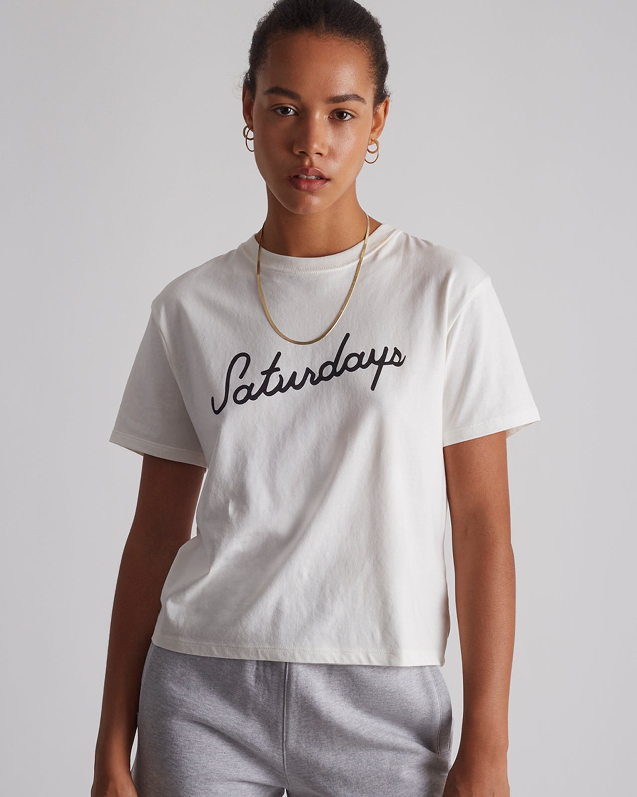 Script Standard Short Sleeve Tee | Saturdays NYC