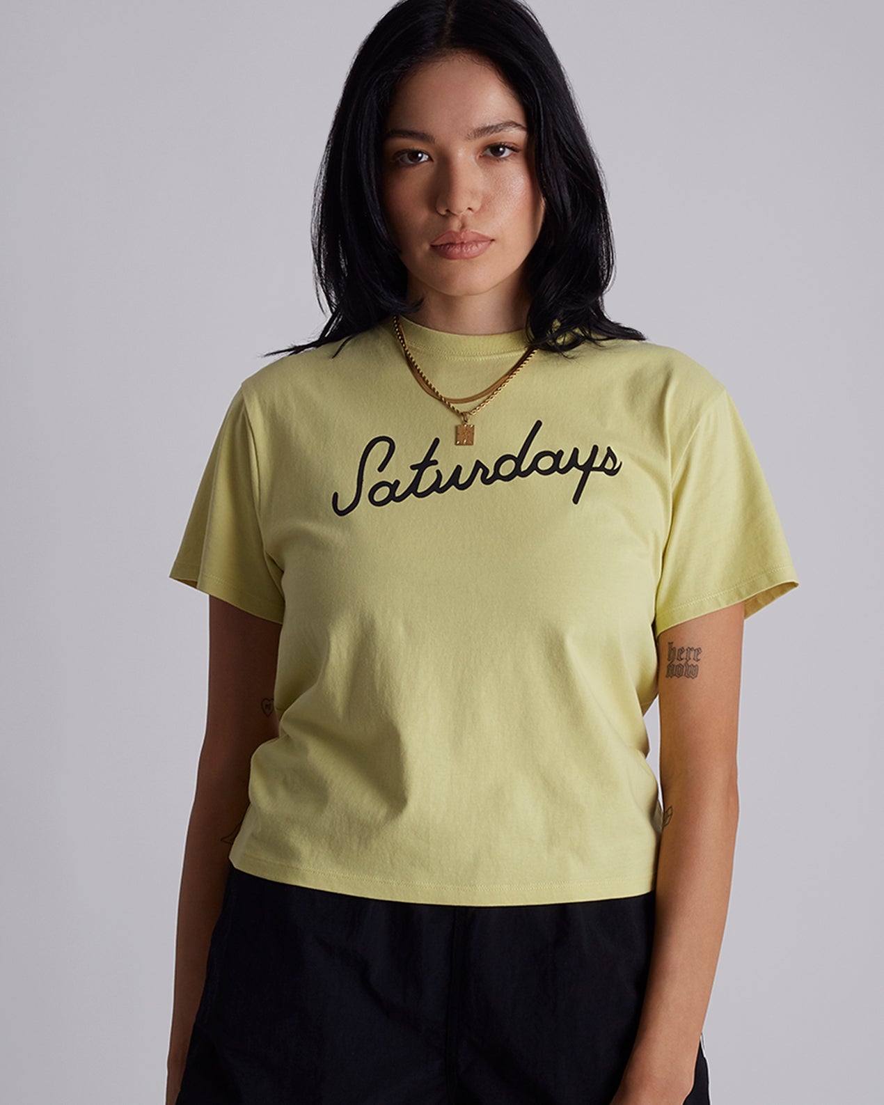 Script Standard Short Sleeve Tee | Saturdays NYC