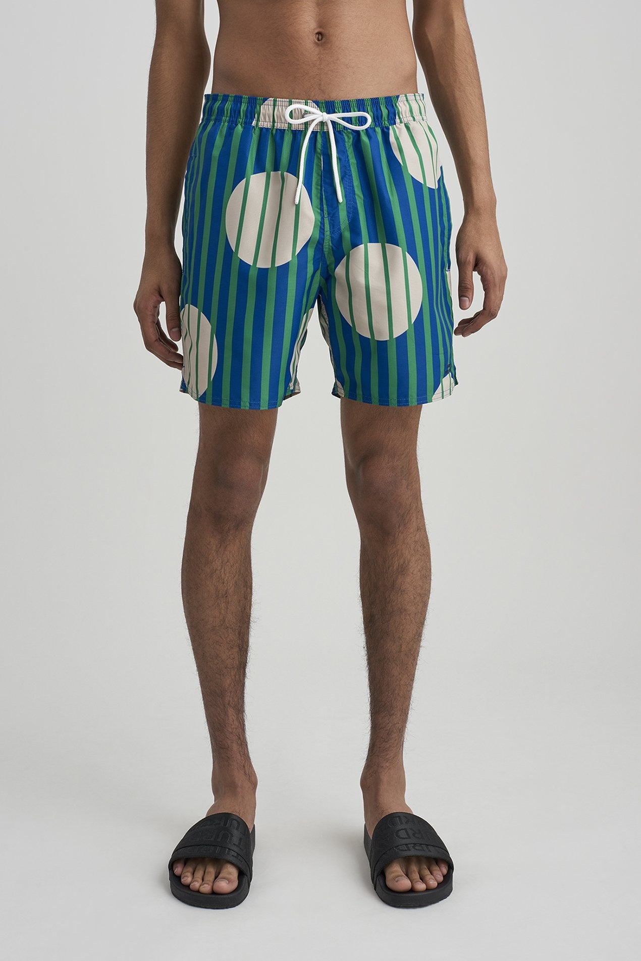 Timothy Striped Polka Dot Swim Short – Saturdays NYC