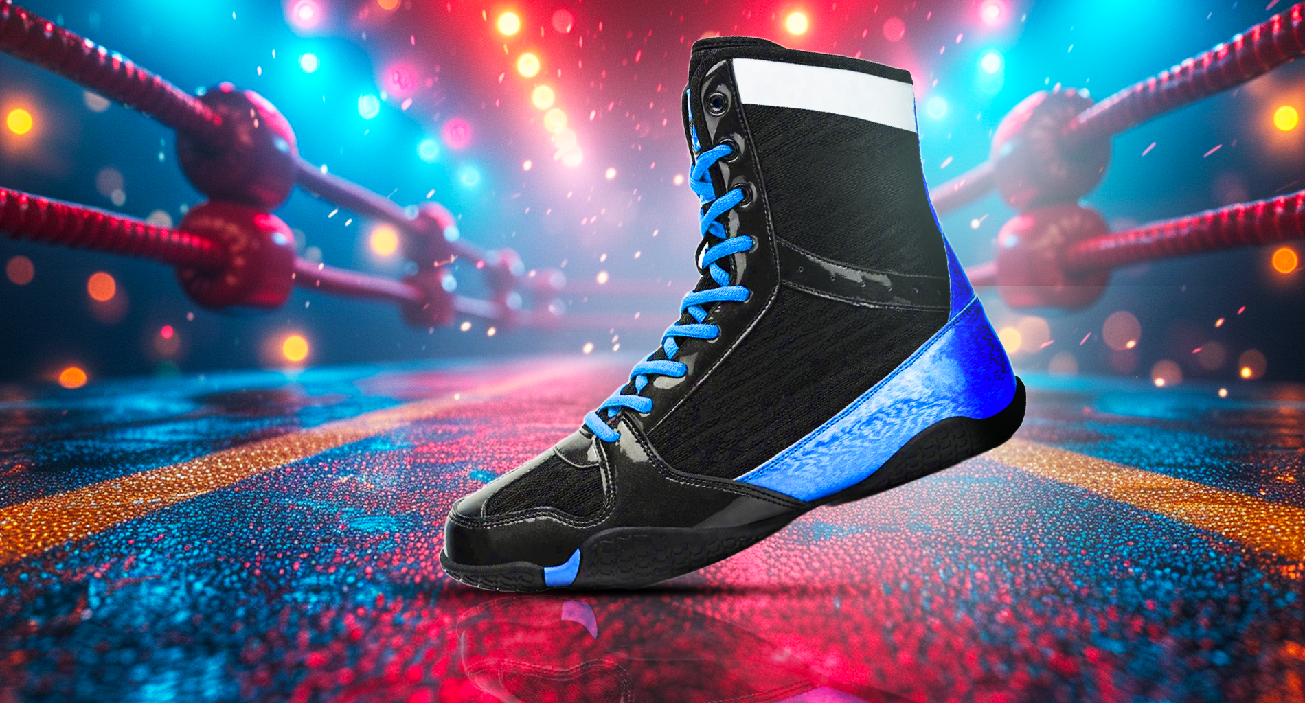 Kickin' It Right: High-Top Wrestling Shoes - Funky Flickr Boyz