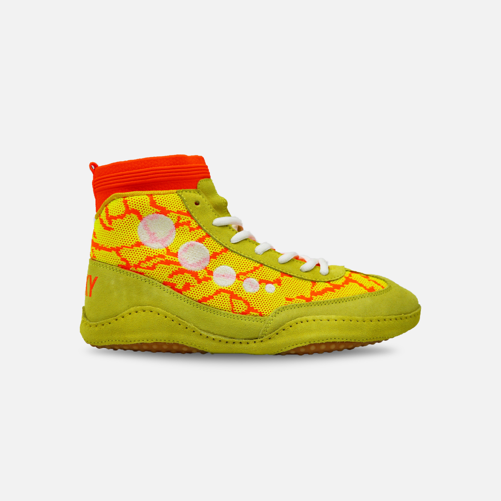 funky wrestling shoes