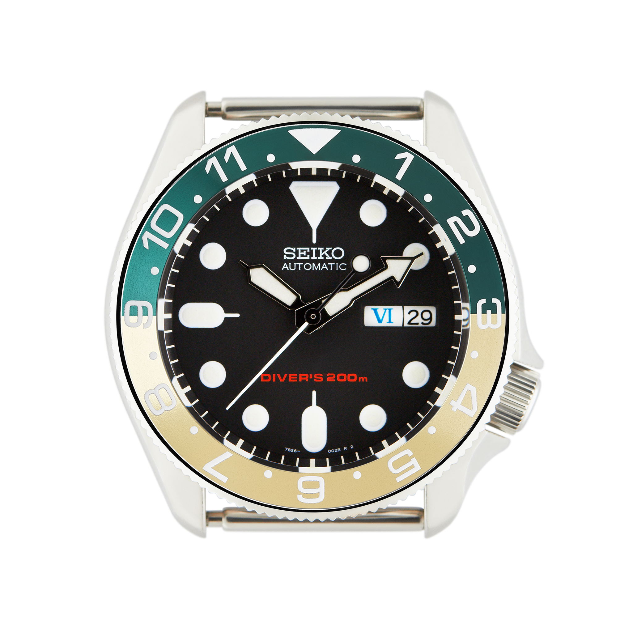 SKX007 Aluminum Bezel Insert: GMT, 