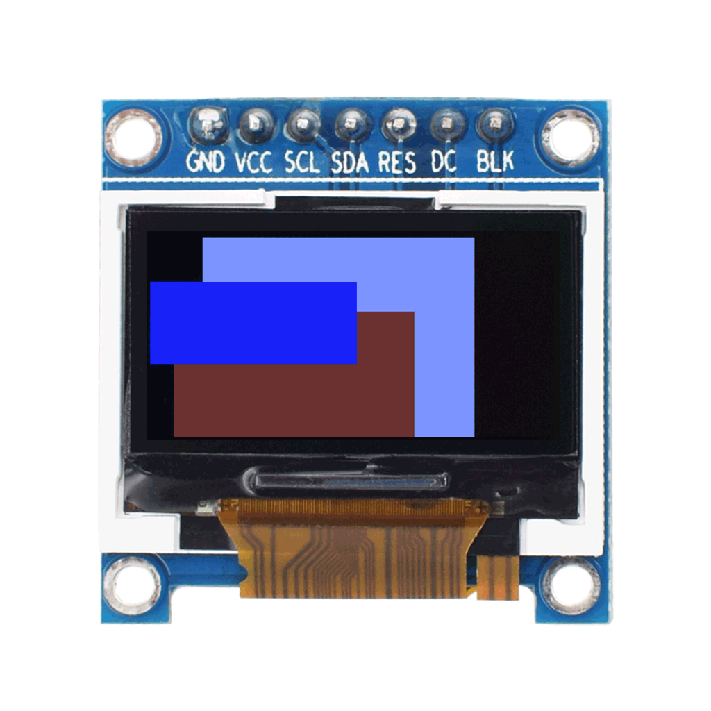 0.96" 128x64 TFT LCD Display Module - SPI - DisplayModule